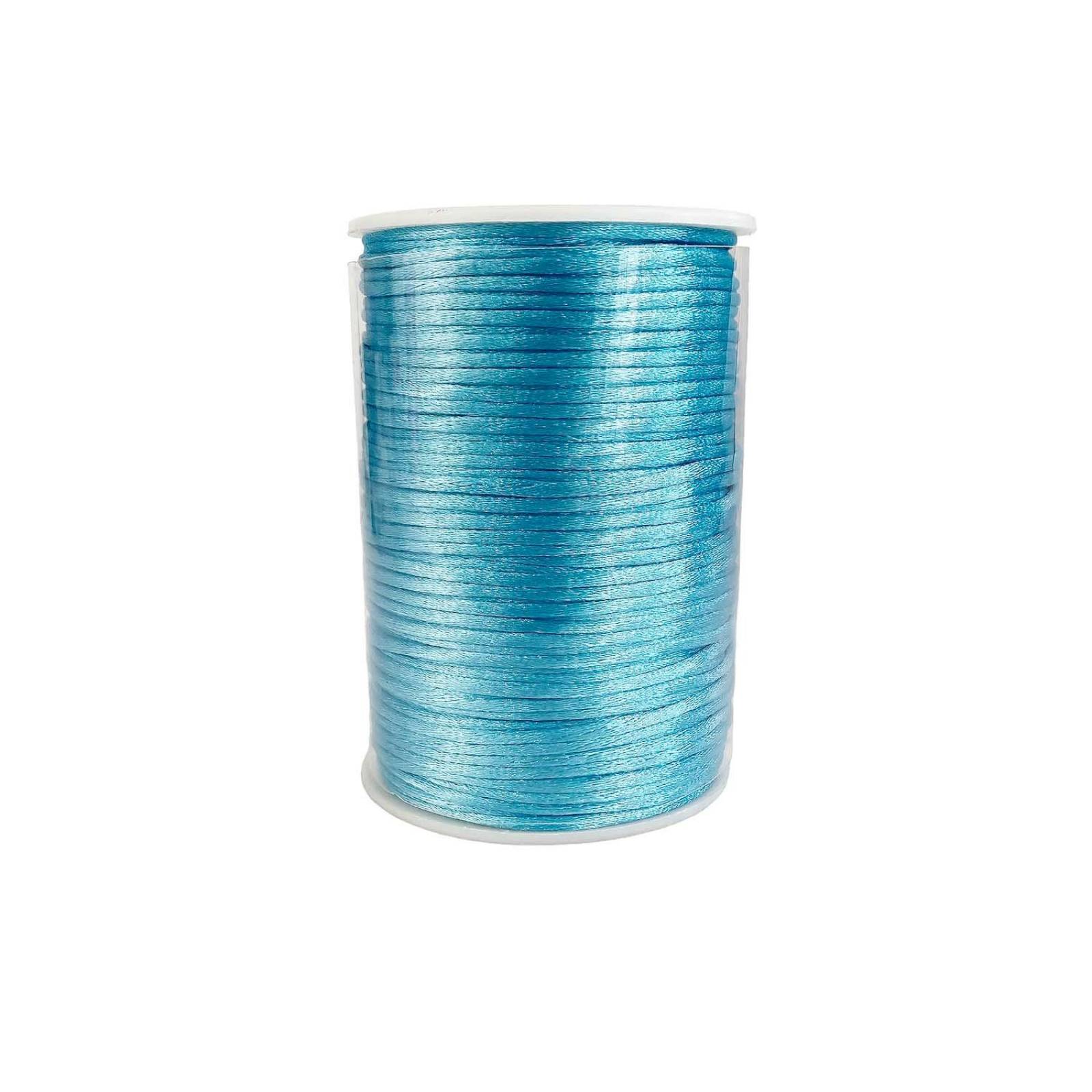 Hilo Cola De Rata Bisuteria Armado Pulsera 100mts 1.5mm Celeste