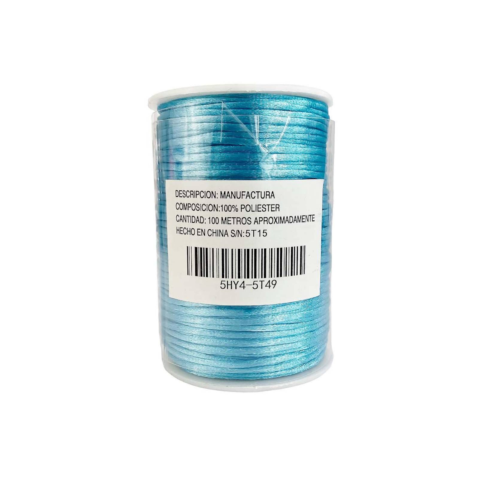 Hilo Cola De Rata Bisuteria Armado Pulsera 100mts 1.5mm Celeste