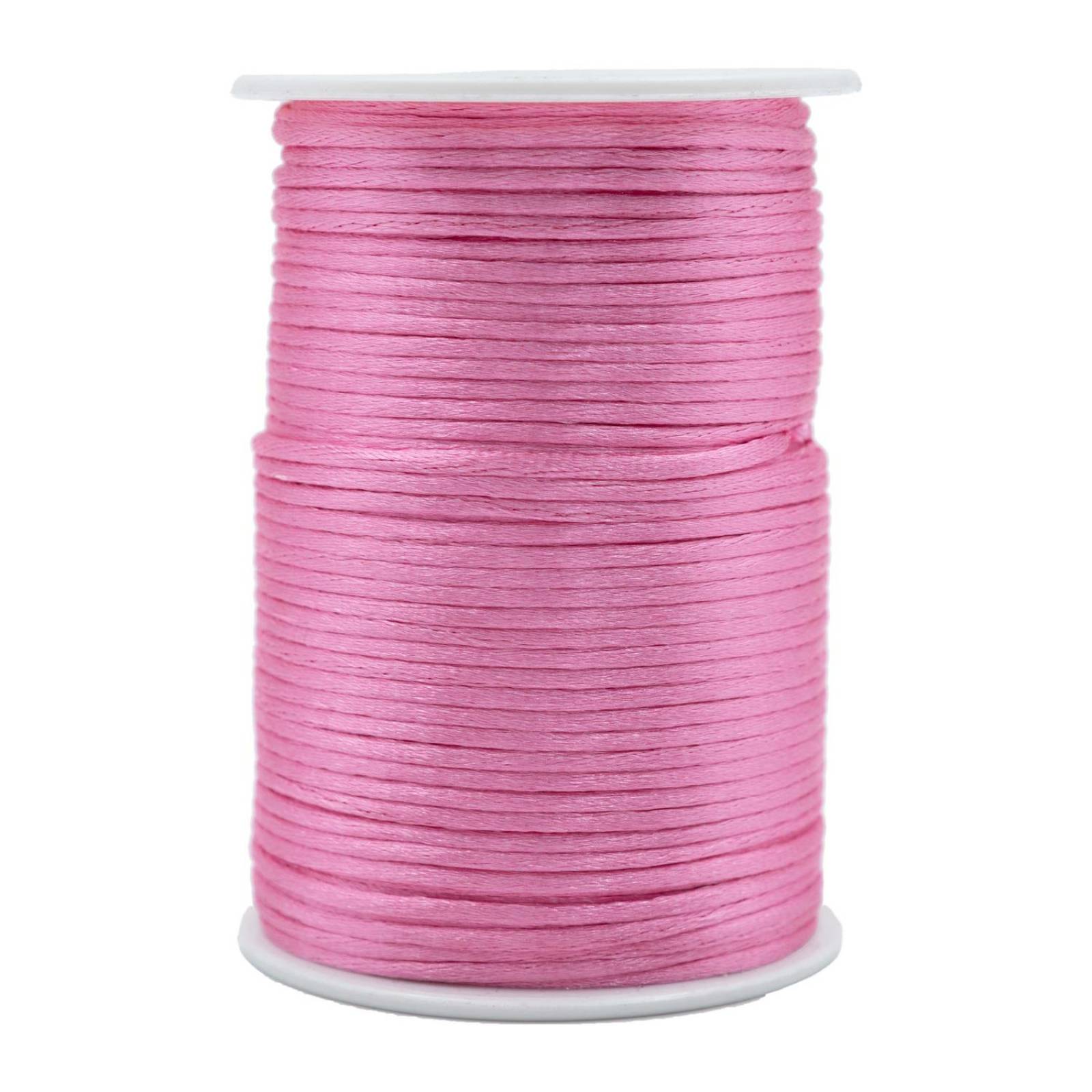 Hilo Cola De Rata Bisuteria Armado Pulsera 100mts 1.5mm Rosa