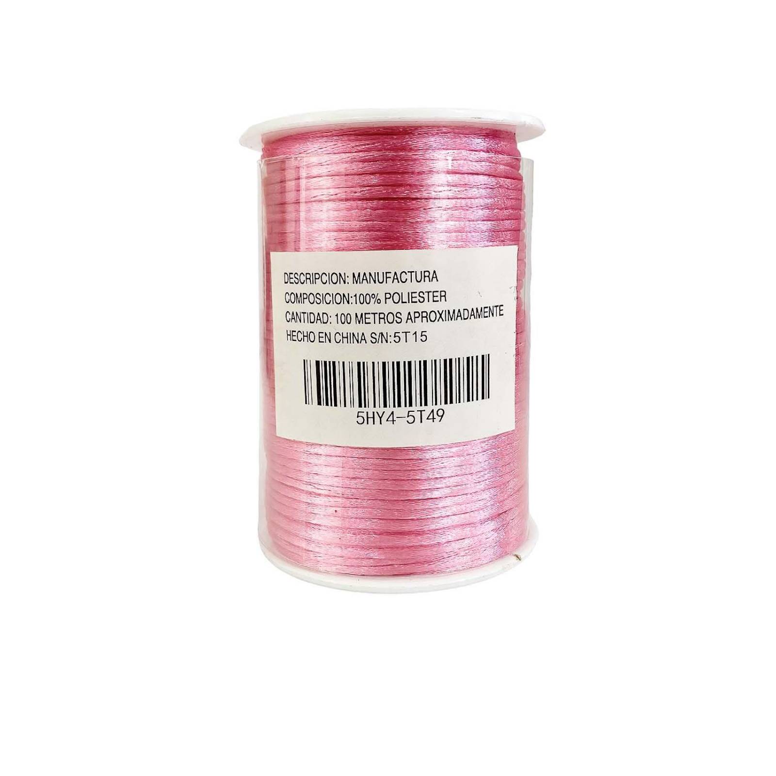 Hilo Cola De Rata Bisuteria Armado Pulsera 100mts 1.5mm Rosa