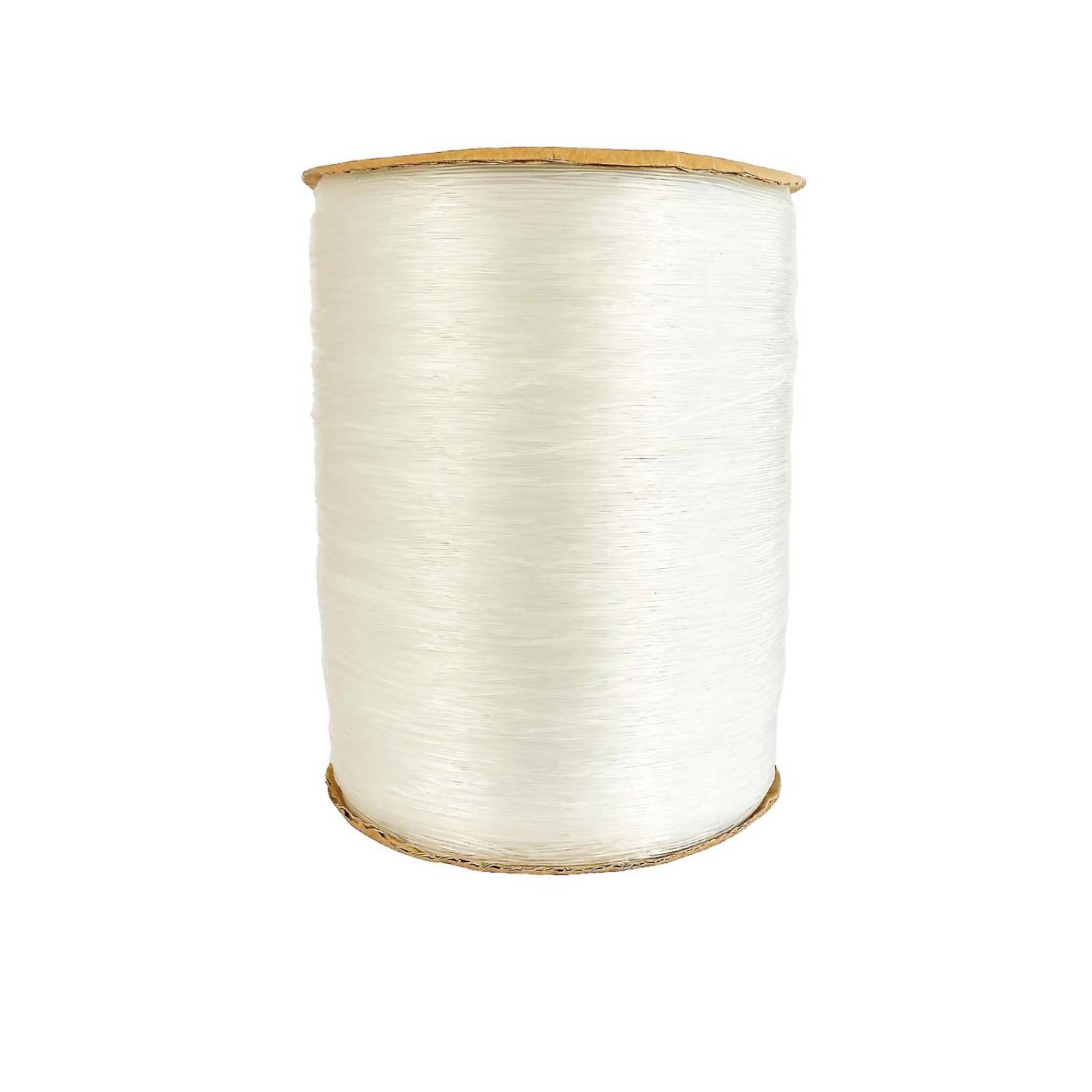 Rollo Hilo Elastico Bisuteria Pulsera Collares 0.7 mm 800 m Blanco Grande