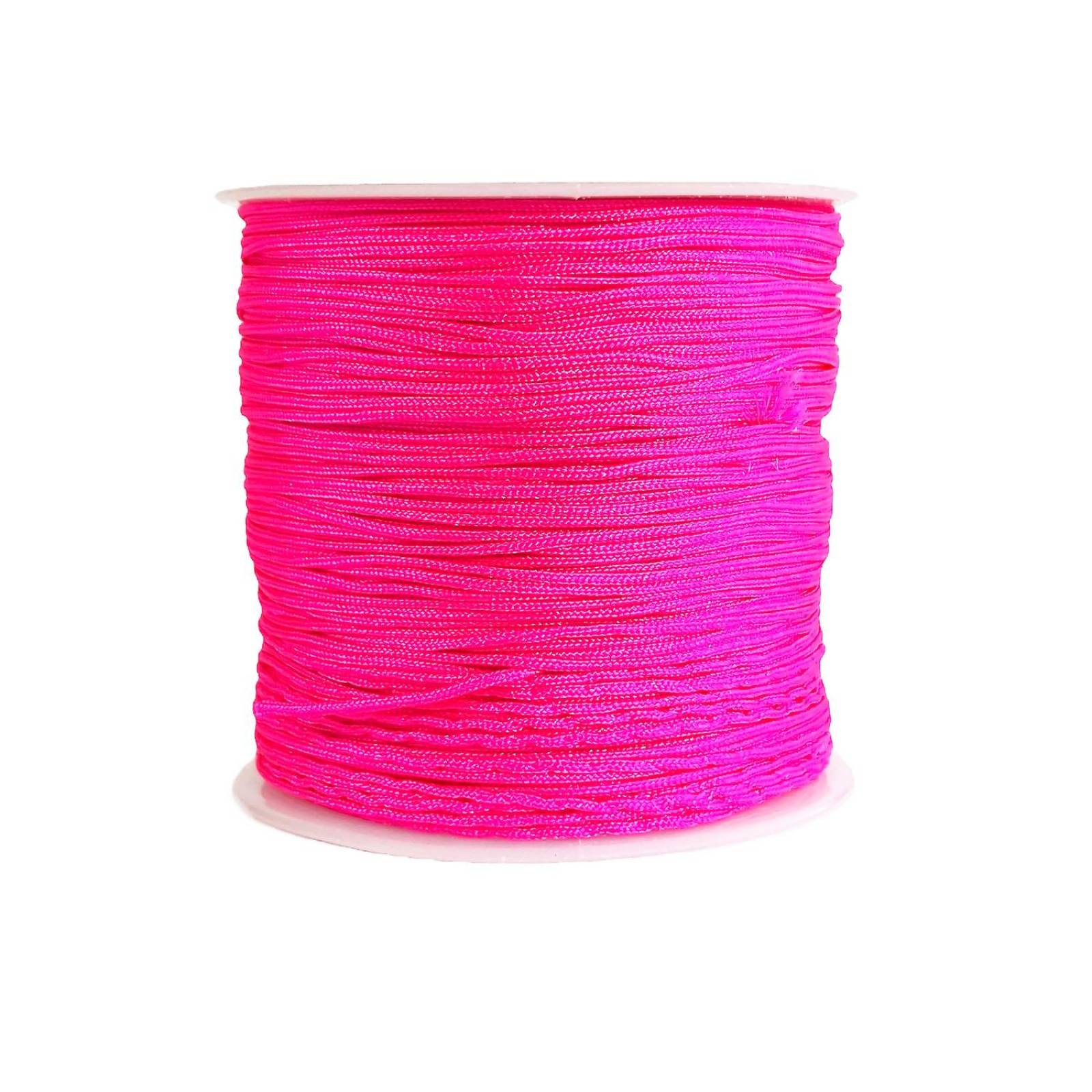 Hilo Para Pulsera Chino Elastico Bisutería 0.8 mm 92 metros Fucsia