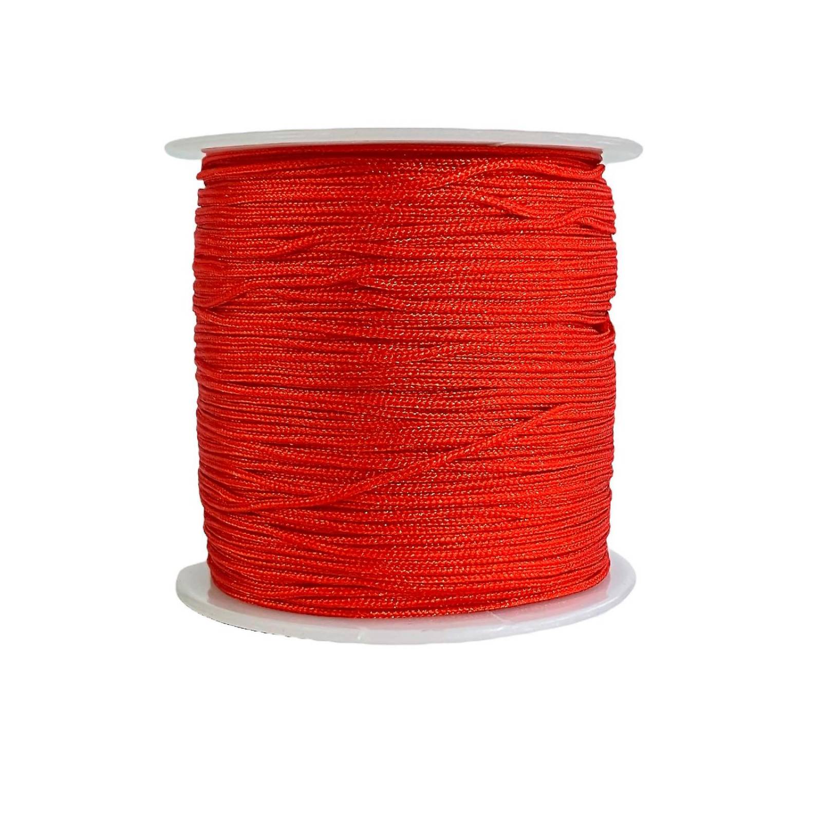 Hilo Para Pulsera Chino Elastico Bisutería 0.8 mm 92 metros Rojo