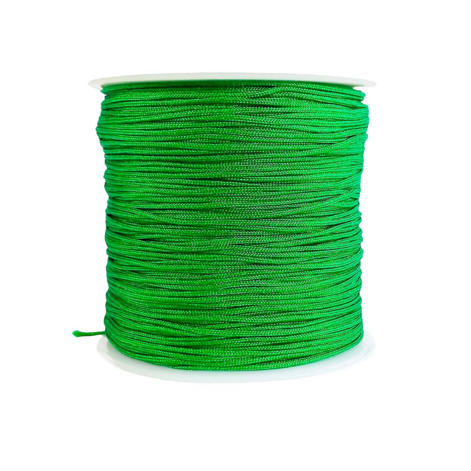 Hilo Para Pulsera Chino Elastico Bisutería 0.8 mm 92 metros Verde oscuro