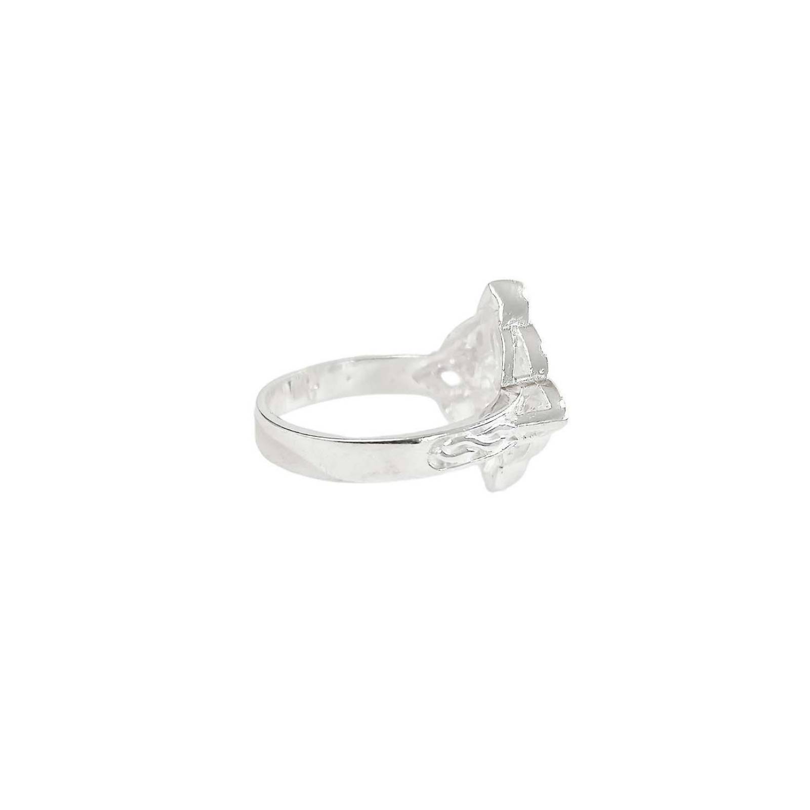 Anillo Nudo De Bruja Amuleto Proteccion Zirconias Plata 925 Plateado 7