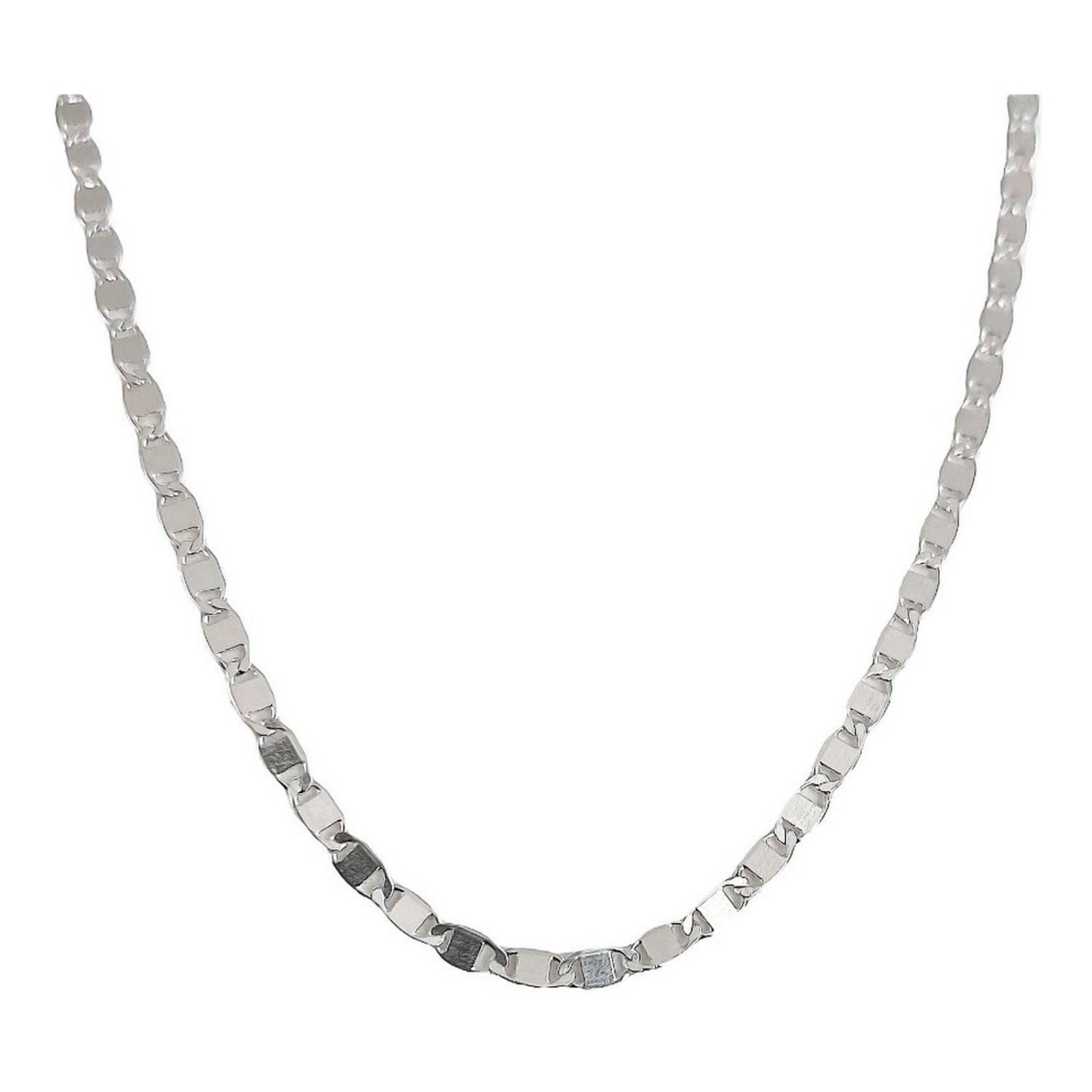 Cadena Hombre Mujer Plata Ley .925 Gucci Lisa 55 Cm X 2 Mm