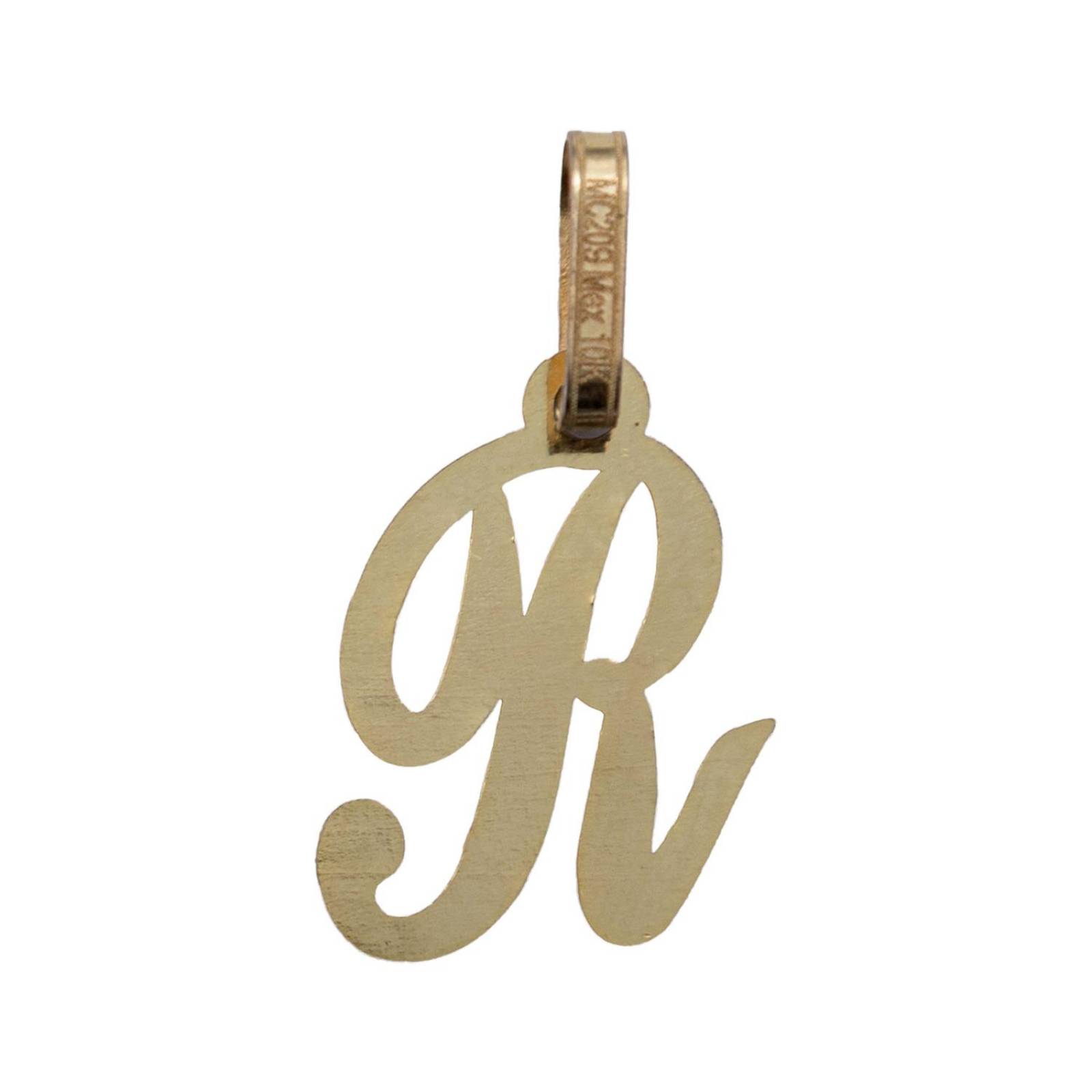 Dije Medalla Inicial Amor Regalo Mujer + Cadena Oro 10k Dorado Inicial R