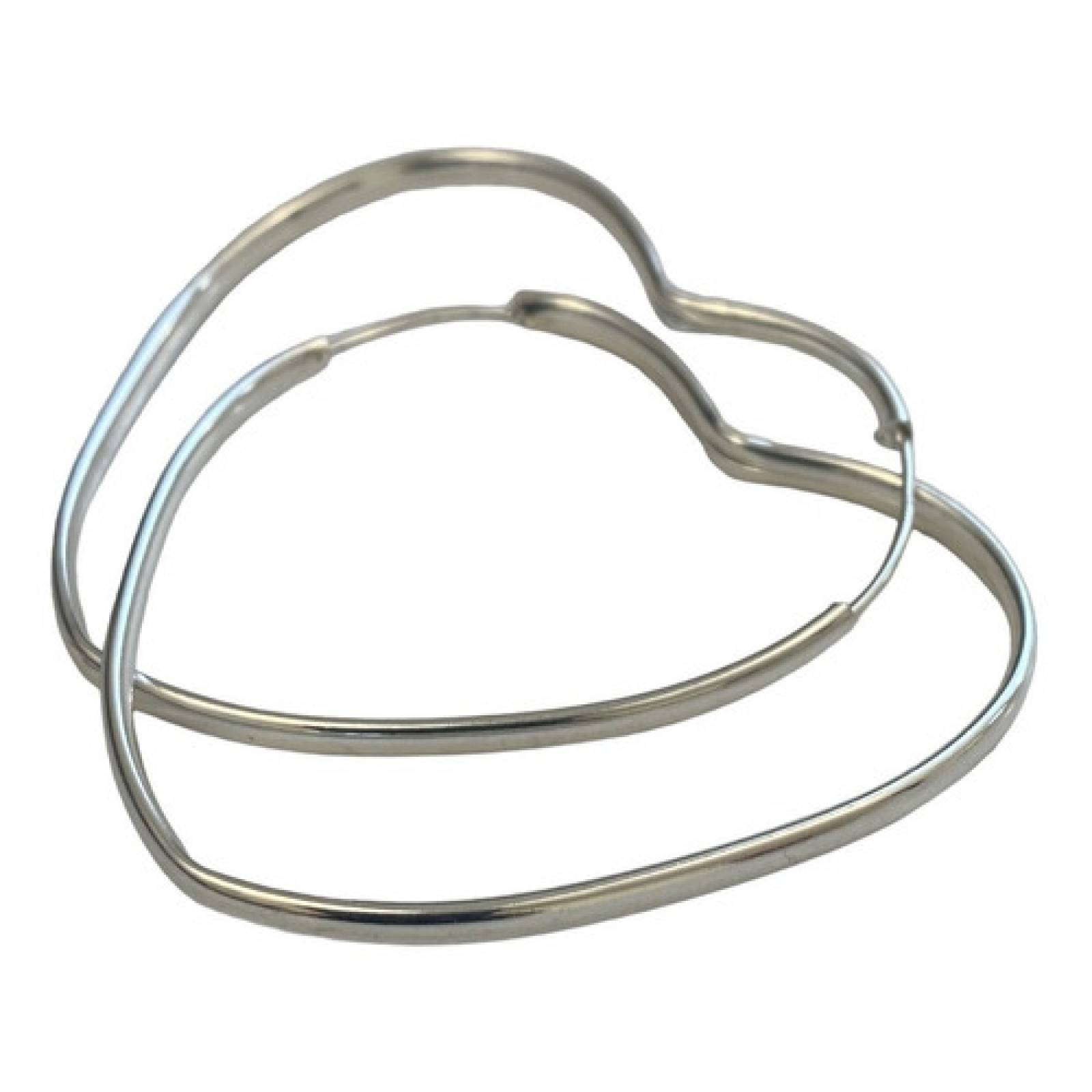 JOYARIS Aretes Huggies Arracadas Zirconias Amor Regalo Plata Ley 925 A-0000087