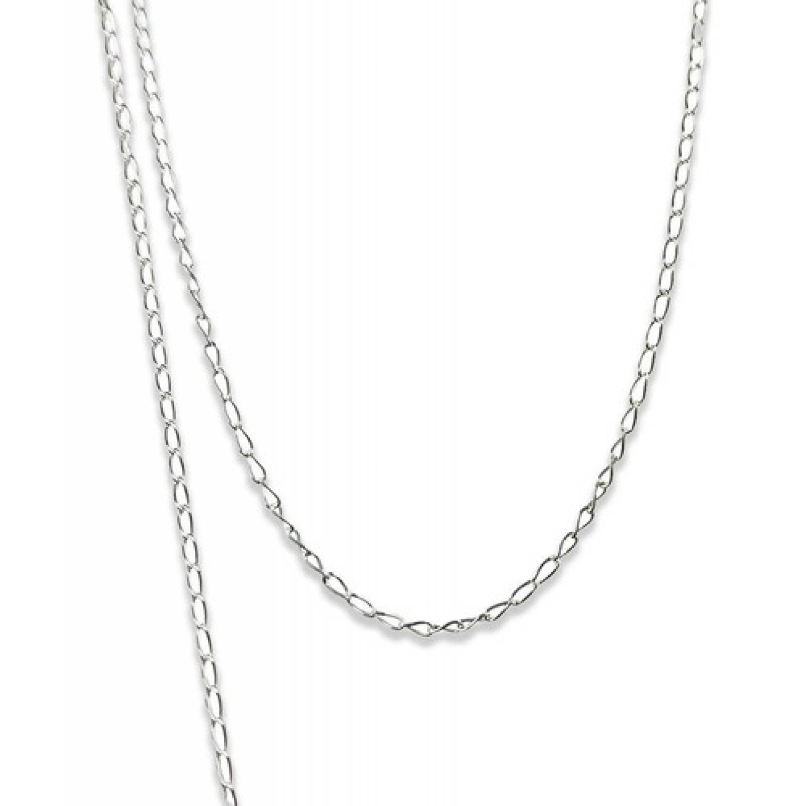 JOYARIS Cadena Tejido Semilla De Melon Plata 925 45cm X 0.2cm DM-0000653