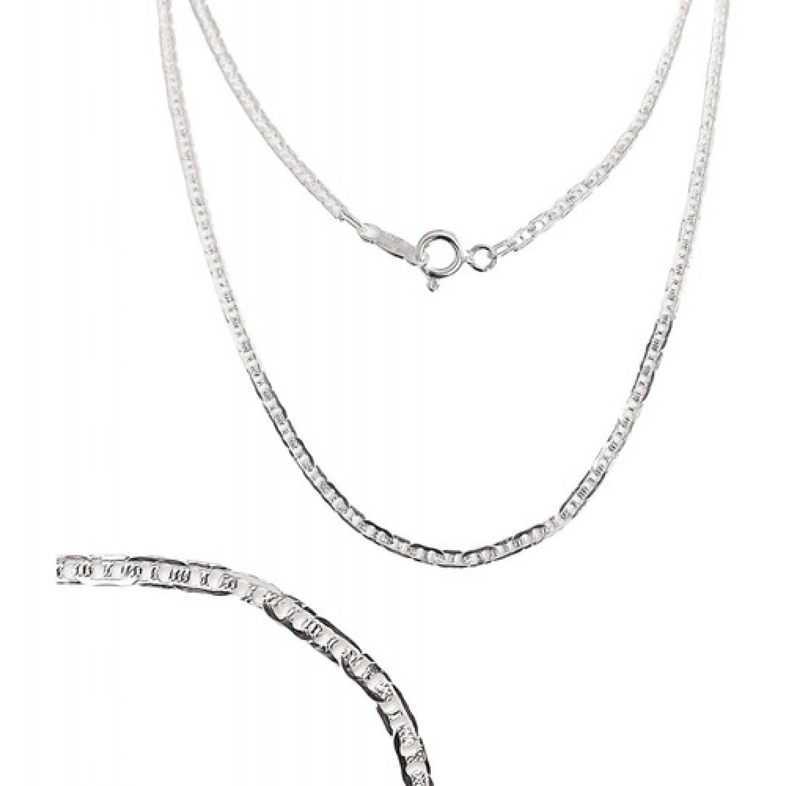 JOYARIS Cadena De Plata Ley .925 Gucci Diamantada 60 Cm X 2 Mm DM-0000797