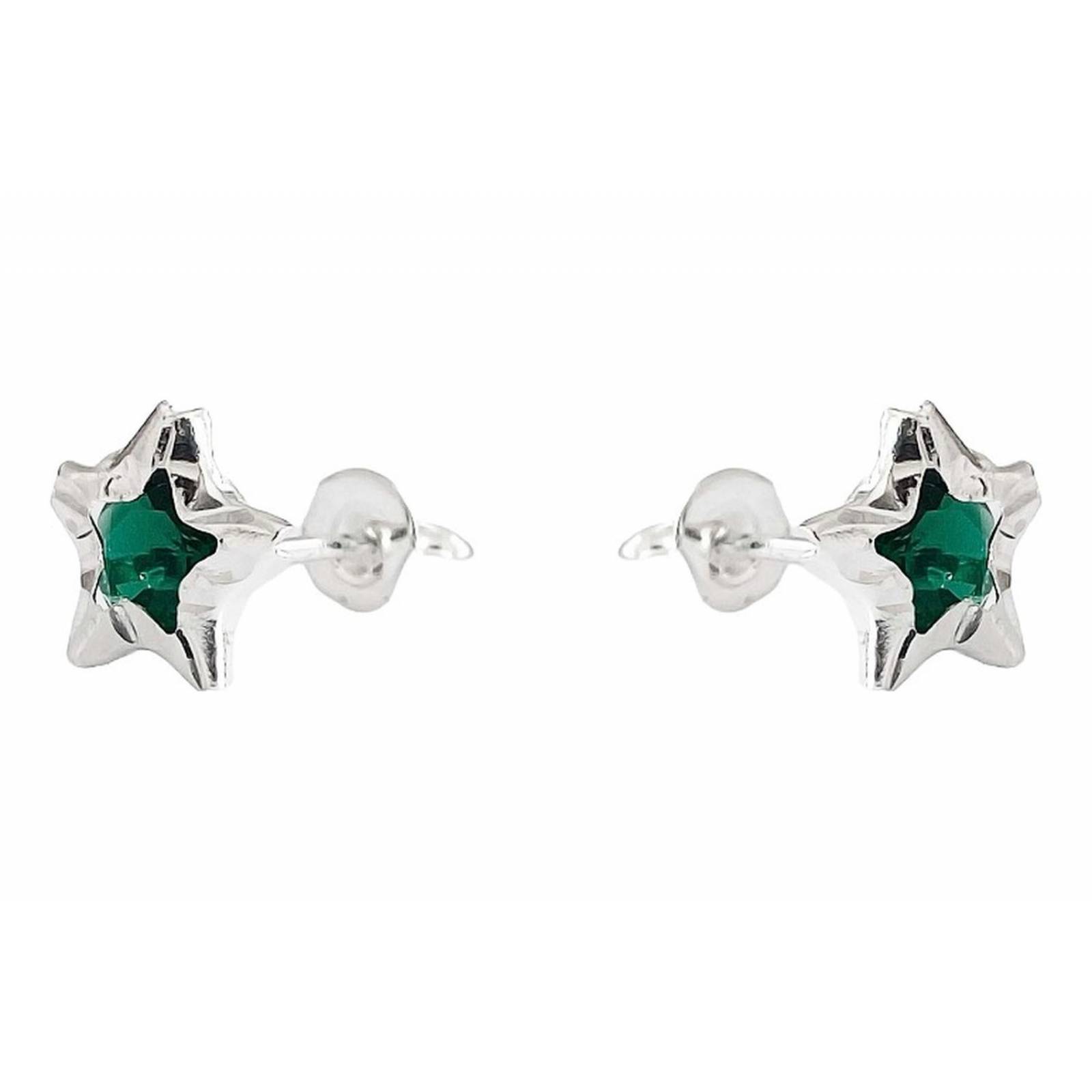 JOYARIS Juego Estrella Piedra Amor Regalo Mujer Promesa Plata 925 DM-0000834