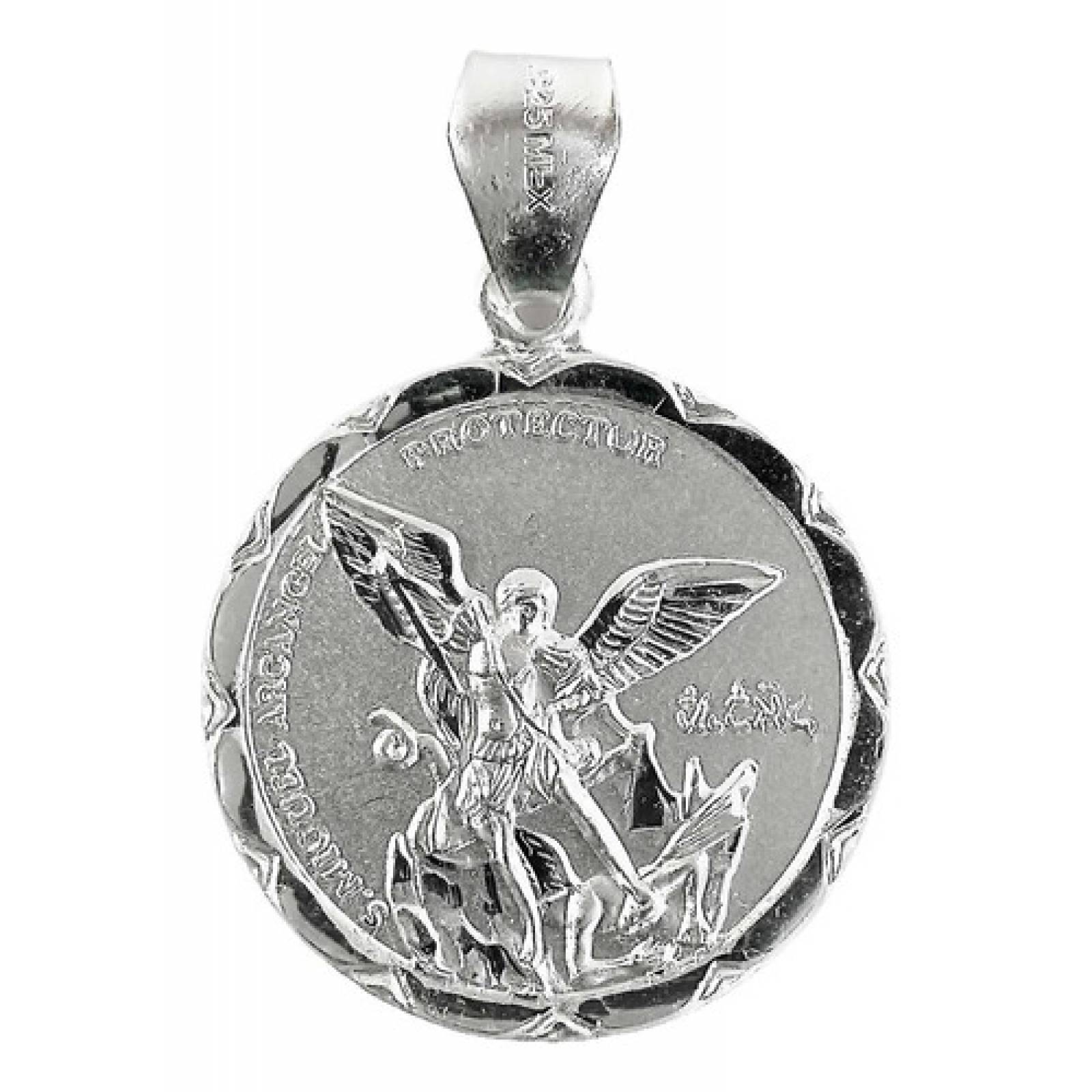 JOYARIS Dije Medalla San Miguel Arcangel Regalo Religion Plata 925 DM-0001236
