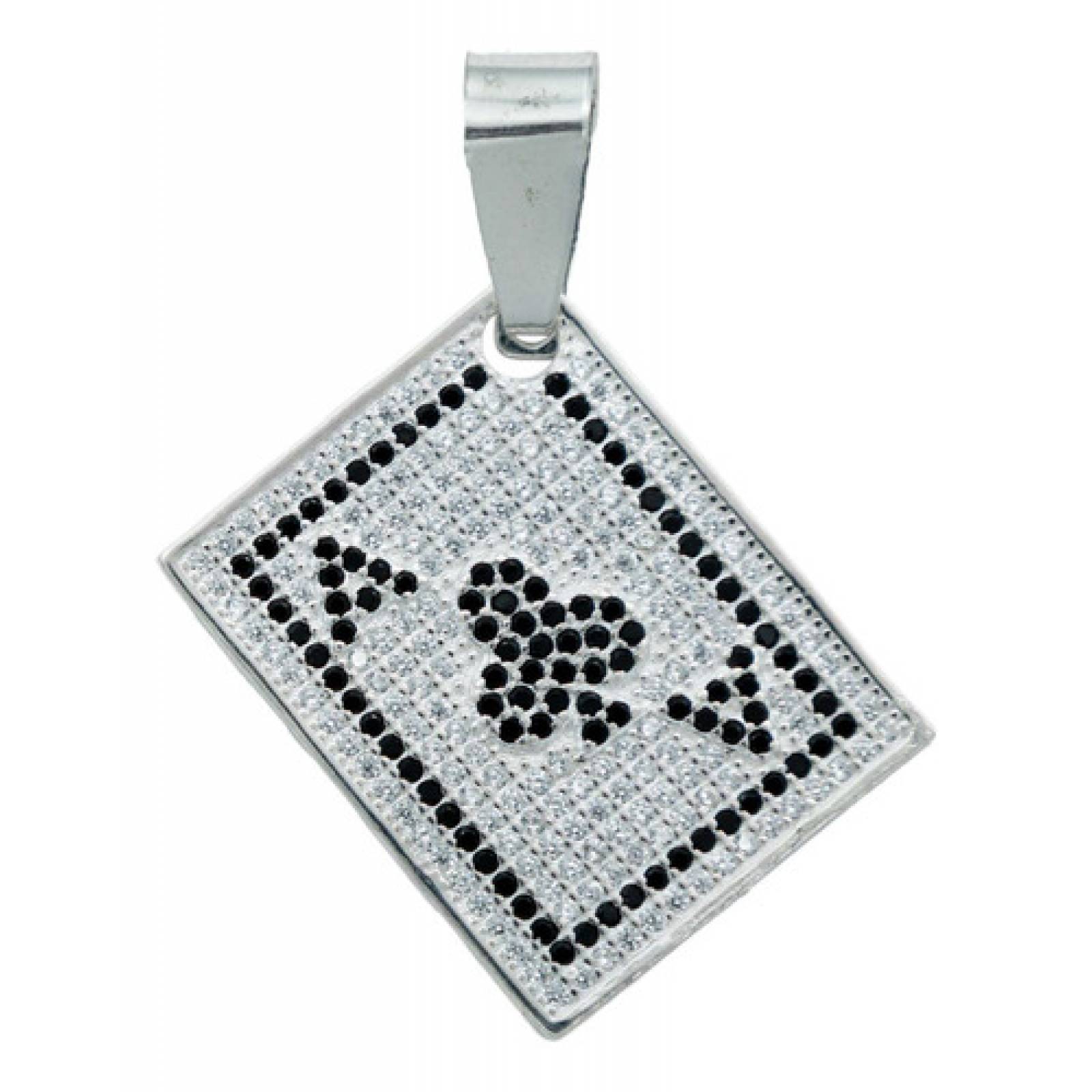 JOYARIS Dije Carta Poker Hombre Regalo Plata Italiana 925 DM-0001591