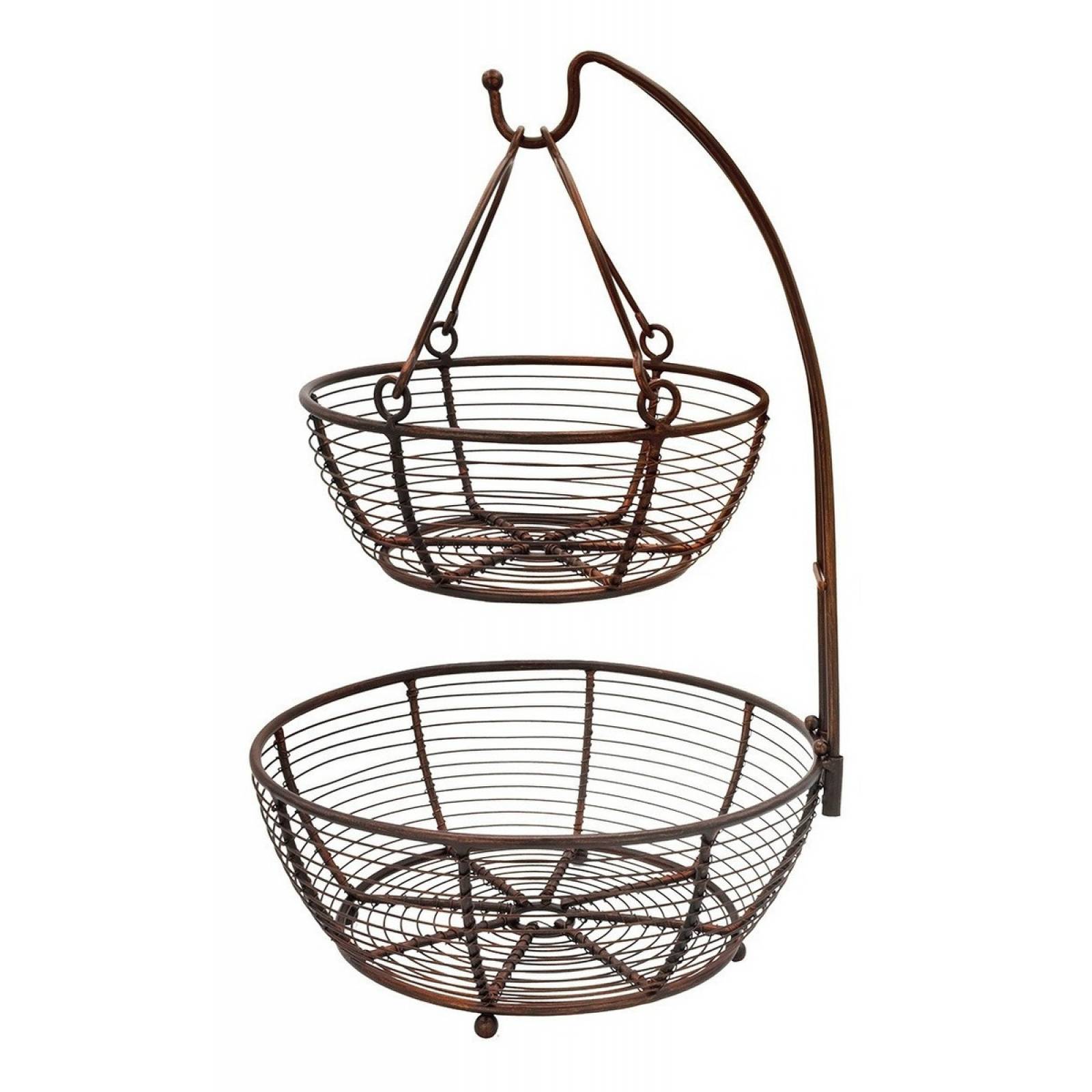 Frutero Canasta Para Frutas Metal Brookstone