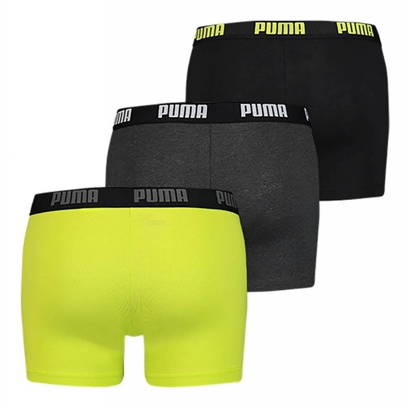 Boxer Puma Para Niños 3 Pzas Original Algodon Varias Tallas