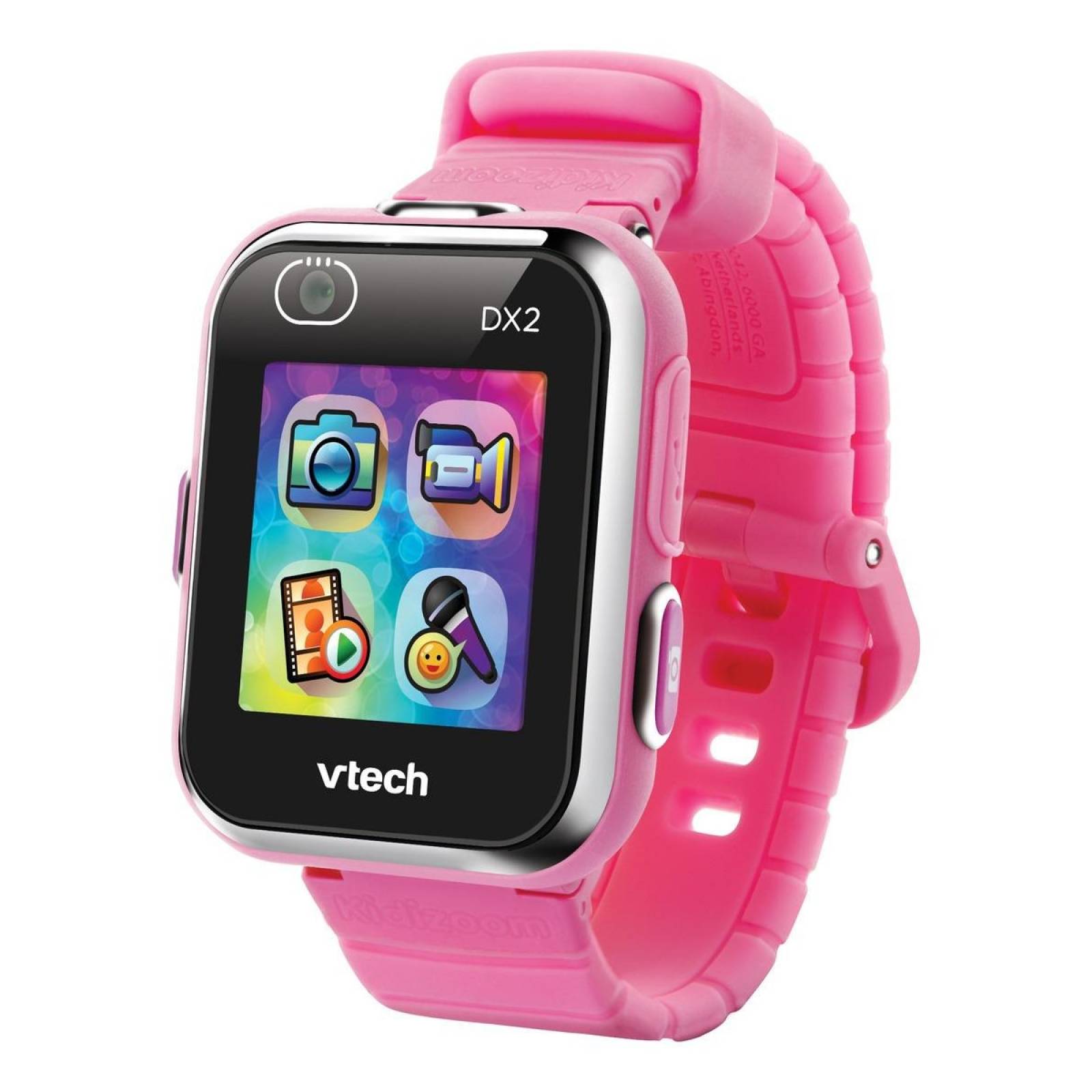 Smartwatch Vtech Kidizoom Dx2 144  Caja Rosa Malla  Rosa 1938a