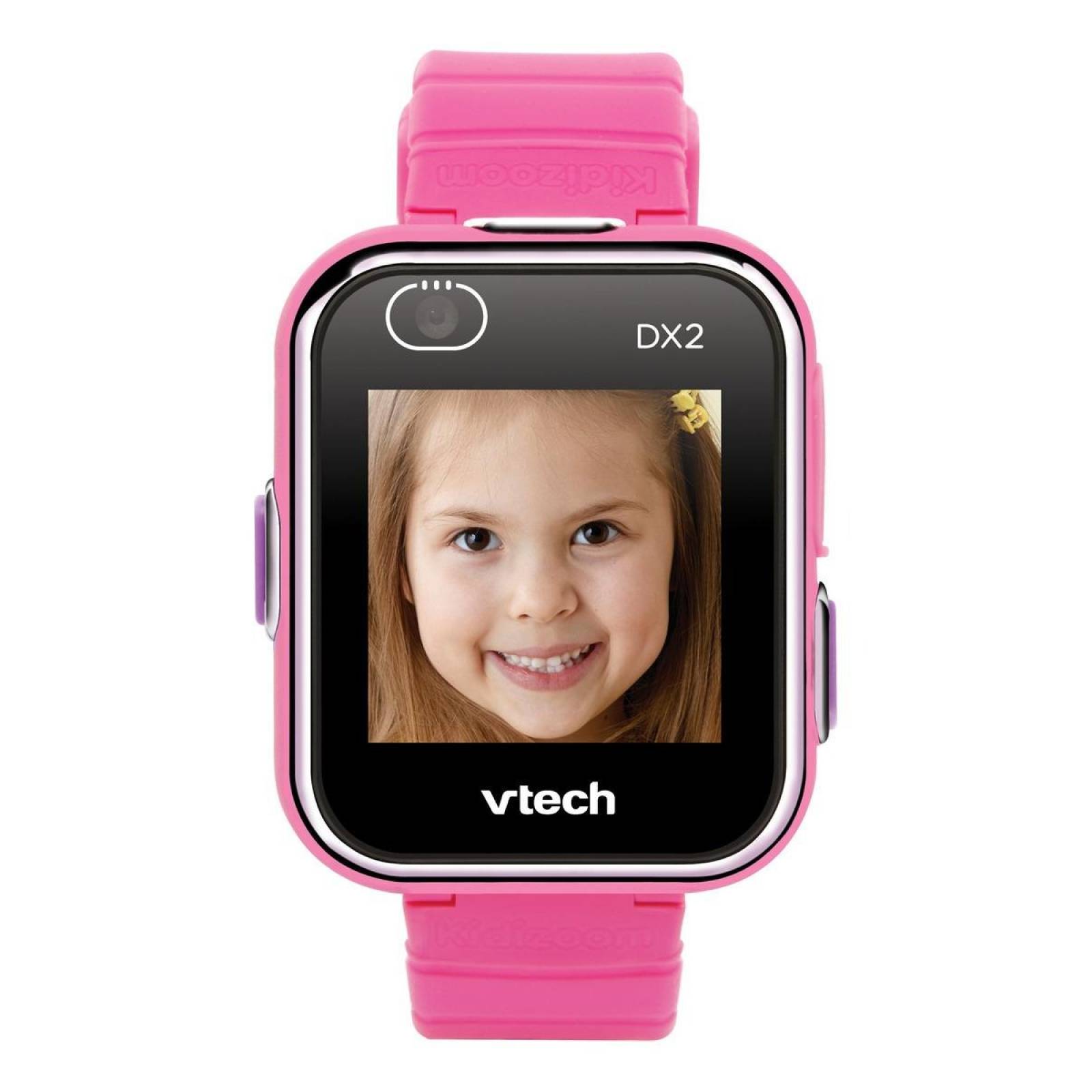 Smartwatch Vtech Kidizoom Dx2 144  Caja Rosa Malla  Rosa 1938a