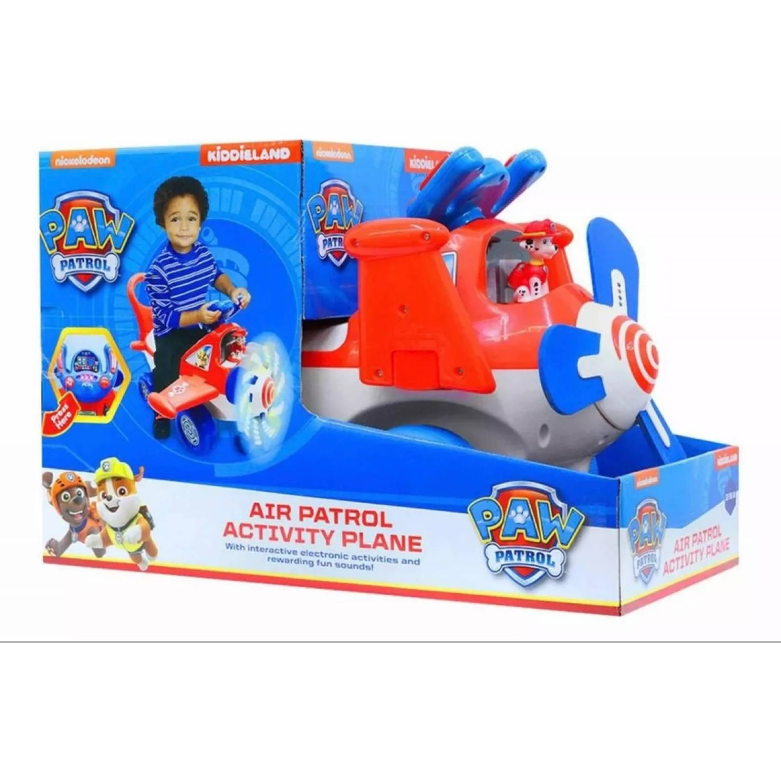 Avion Montable Paw Patrol Con Luces Y Sonidos Para Ninos