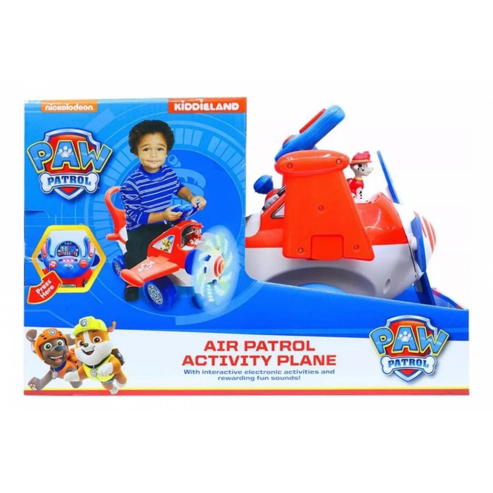 Avion Montable Paw Patrol Con Luces Y Sonidos Para Ninos