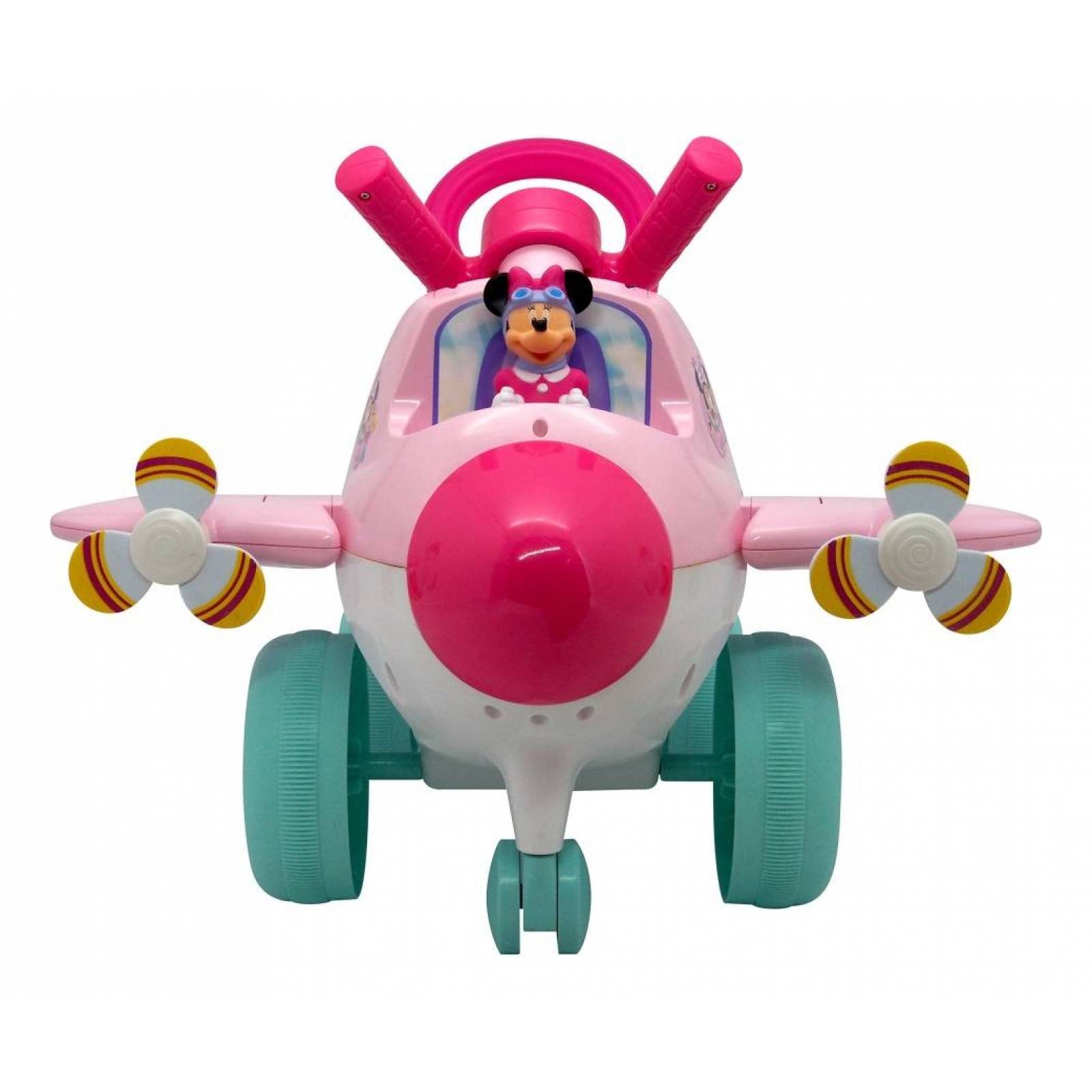 Avion Montable Para Niñas Disney Minnie Con Luz Y Sonido