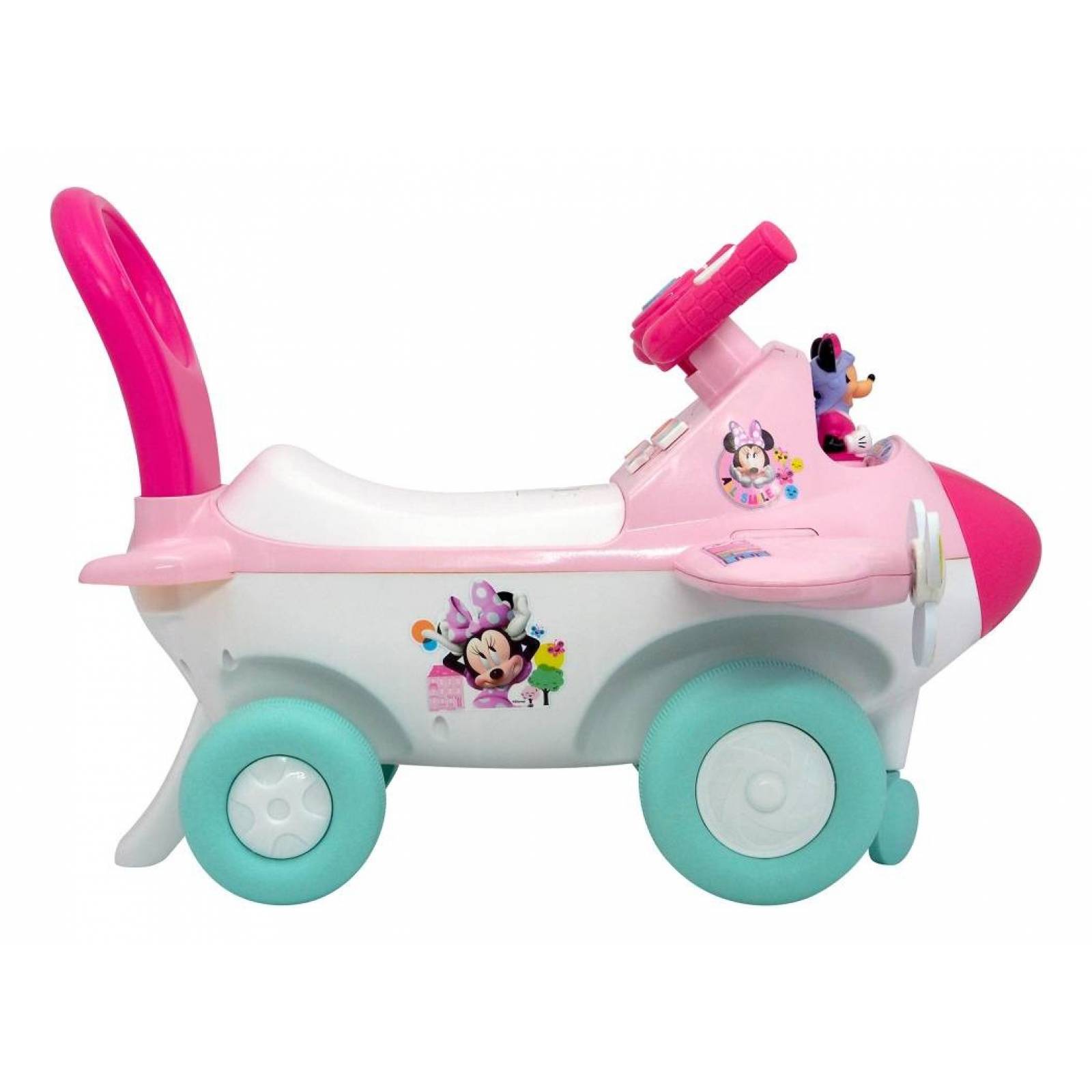 Avion Montable Para Niñas Disney Minnie Con Luz Y Sonido