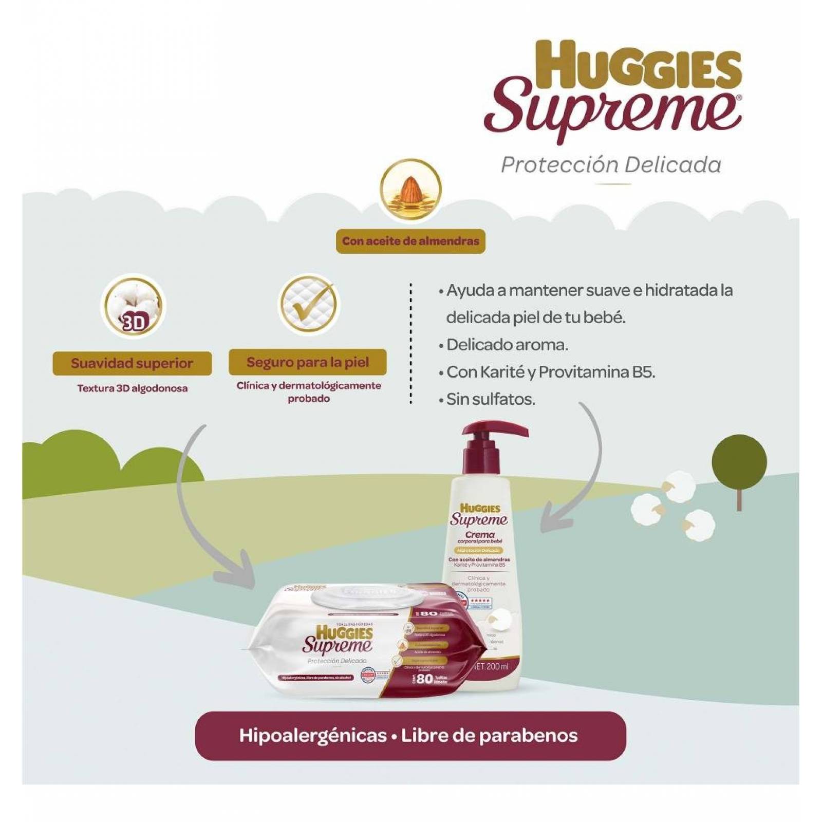 Set Huggies 40 Pañales Rn + 160 Toallitas+ 1 Crema+1 Biberon