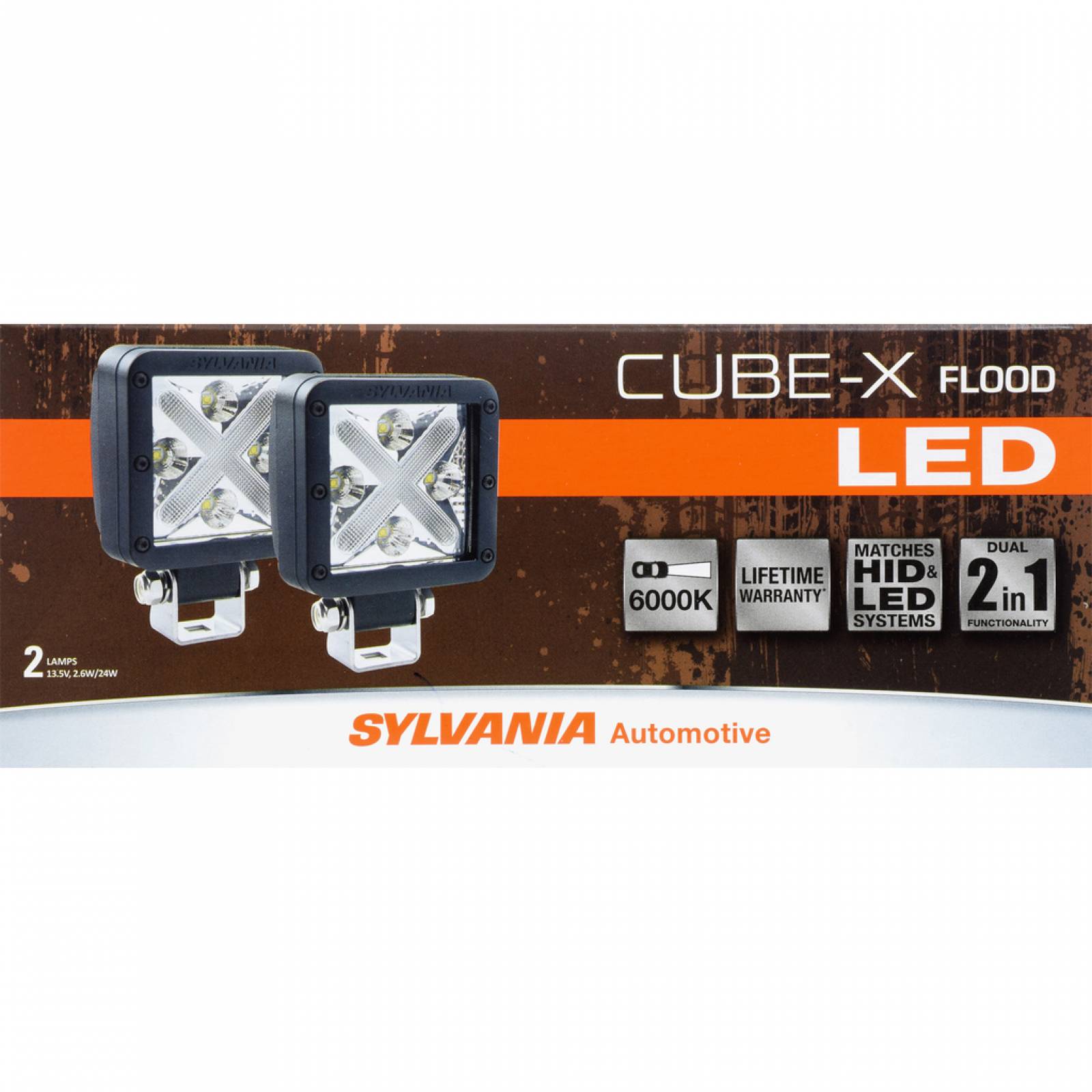 Cubo de LED CUBE-X 3" DUAL - FLOOD (par)