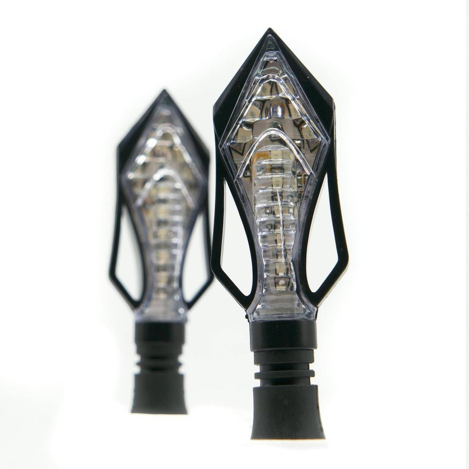 Direccionales Para Moto Rasen Led Bi-Tono Universal    Amarillo