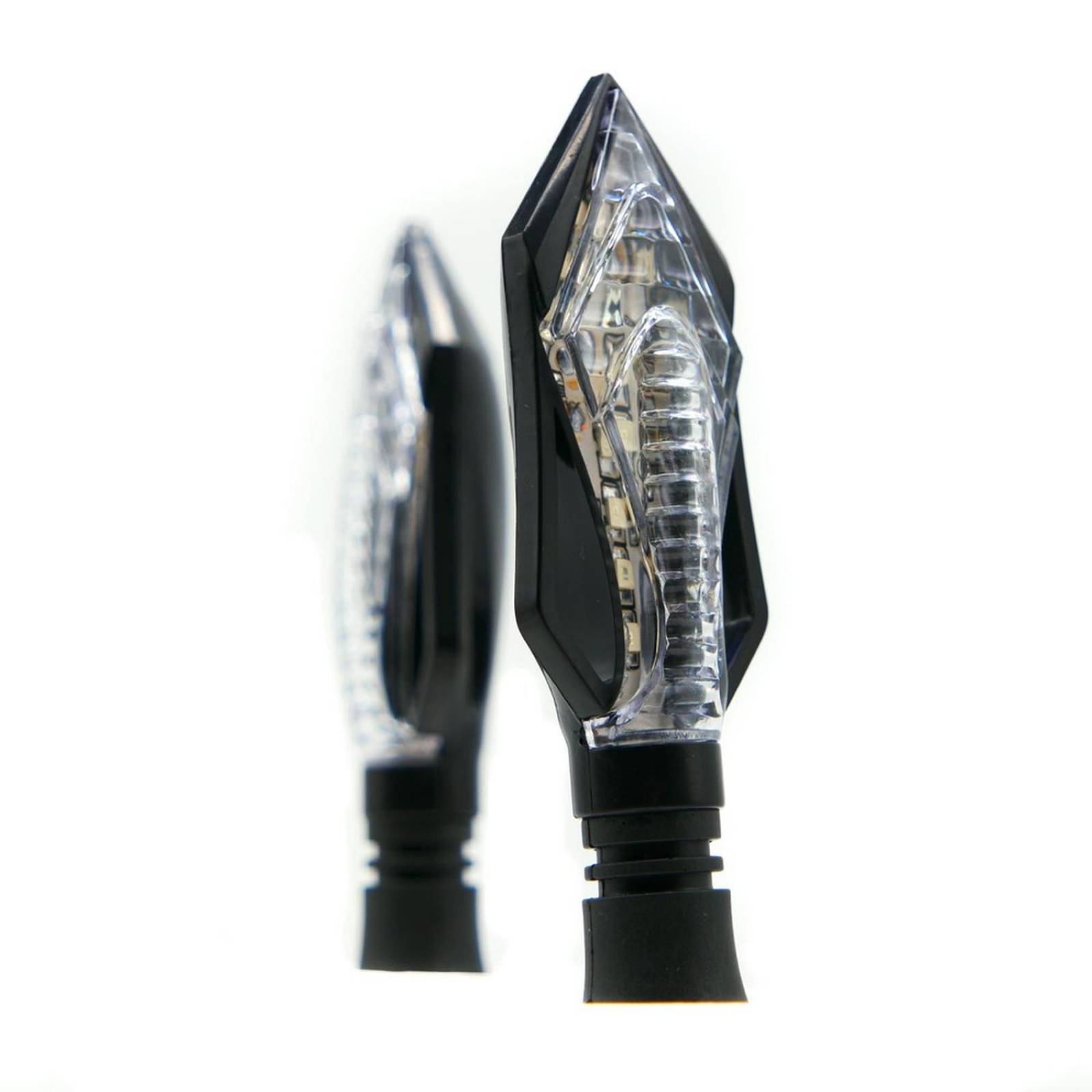 Direccionales Para Moto Rasen Led Bi-Tono Universal    Amarillo