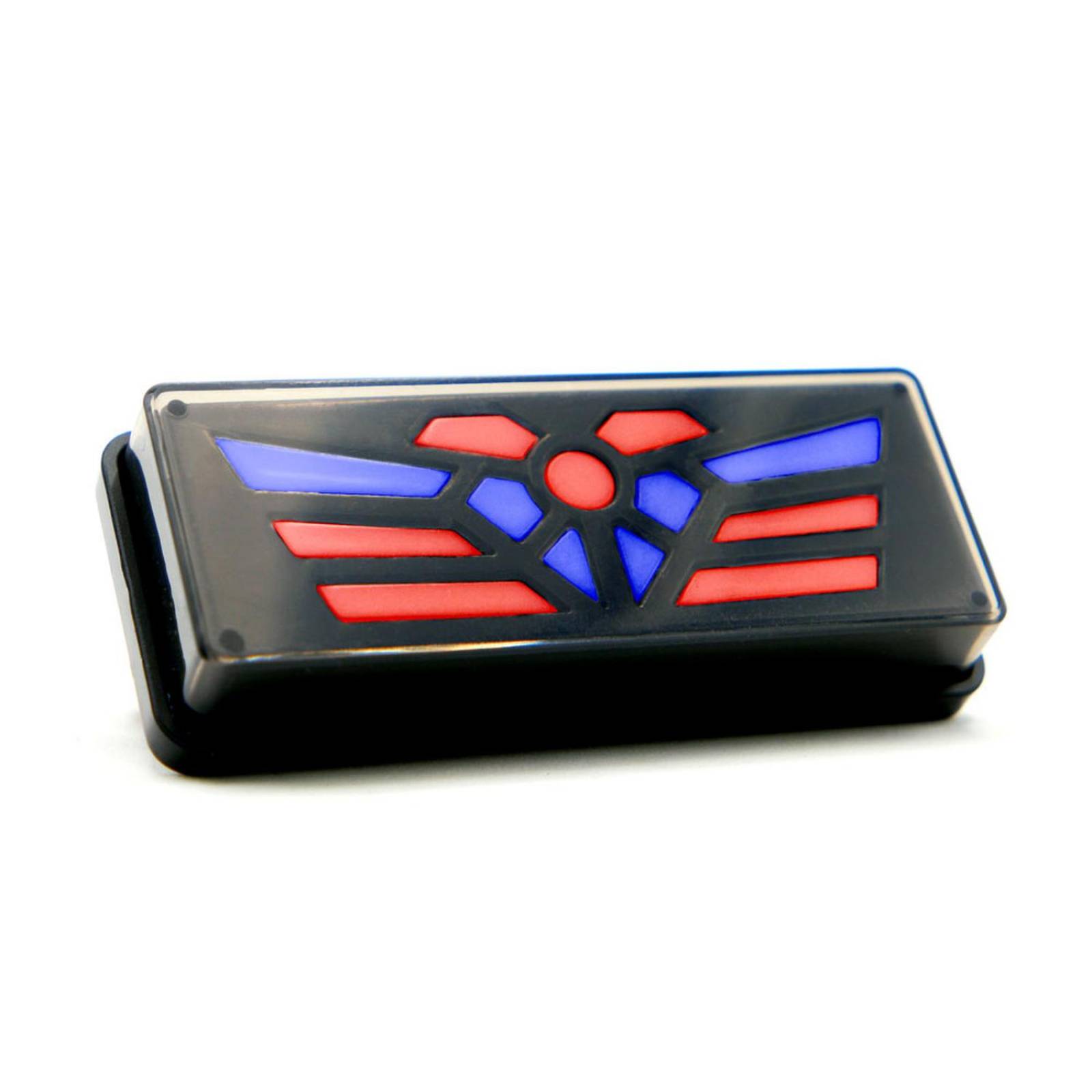 Calavera Para Moto Rasen Led Decorativa                 Rojo AMARILLO-ROJO