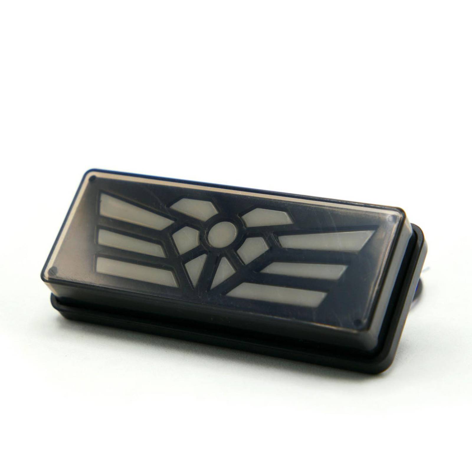 Calavera Para Moto Rasen Led Decorativa                 Rojo AMARILLO-ROJO