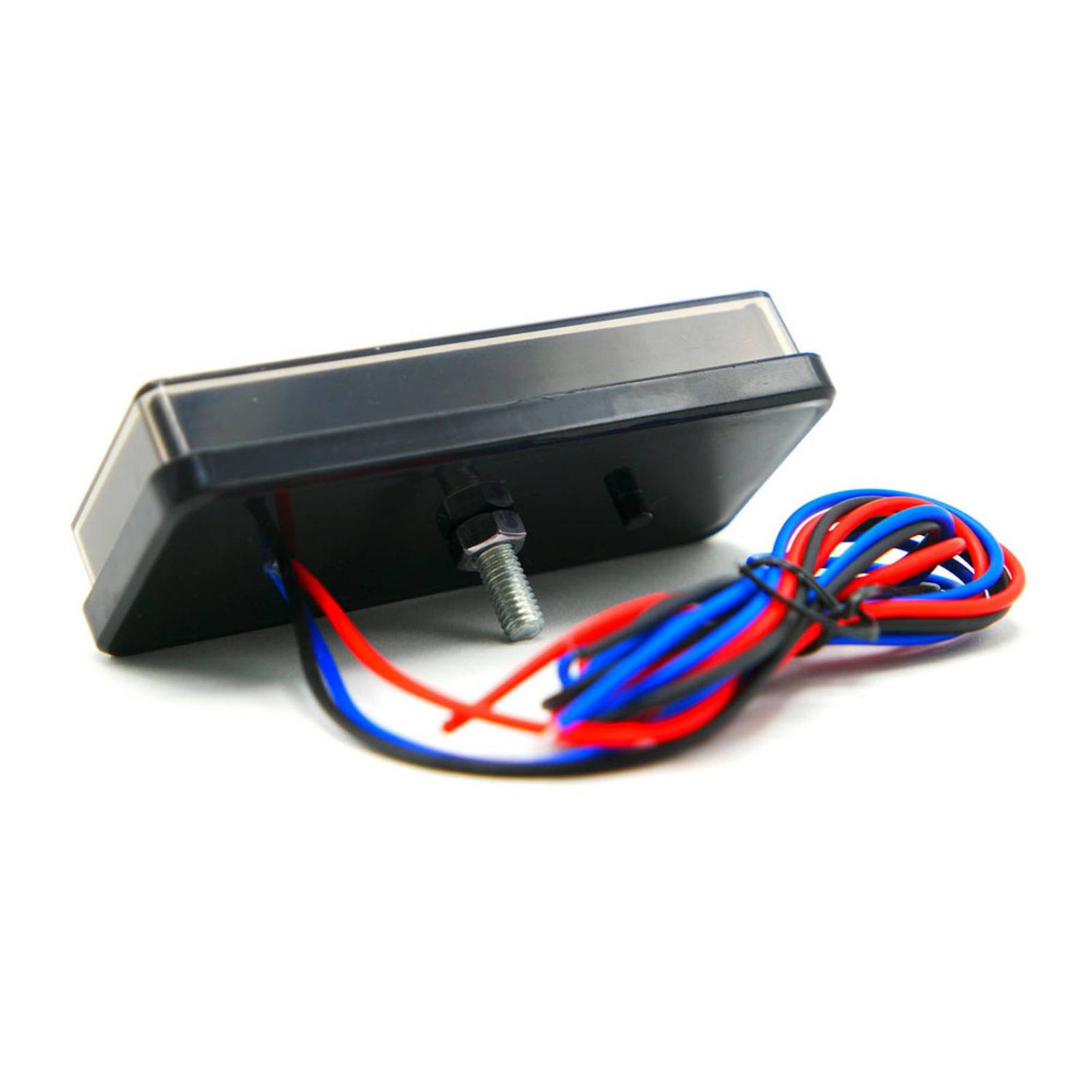 Calavera Para Moto Rasen Led Decorativa                 Rojo AMARILLO-ROJO