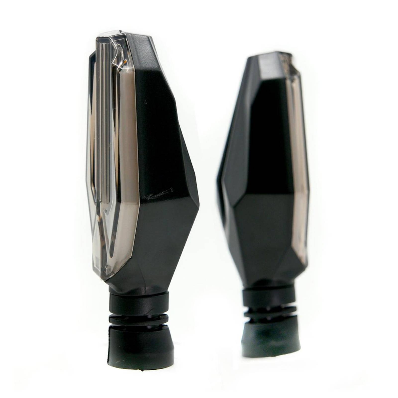 Direccionales Para Moto Rasen Led Doble Dim Universal   Amarillo