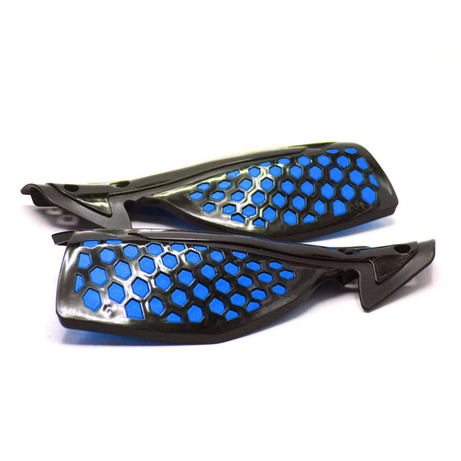 Protector De Puños Para Moto Rasen Con Estructura De Metal Universal Azul