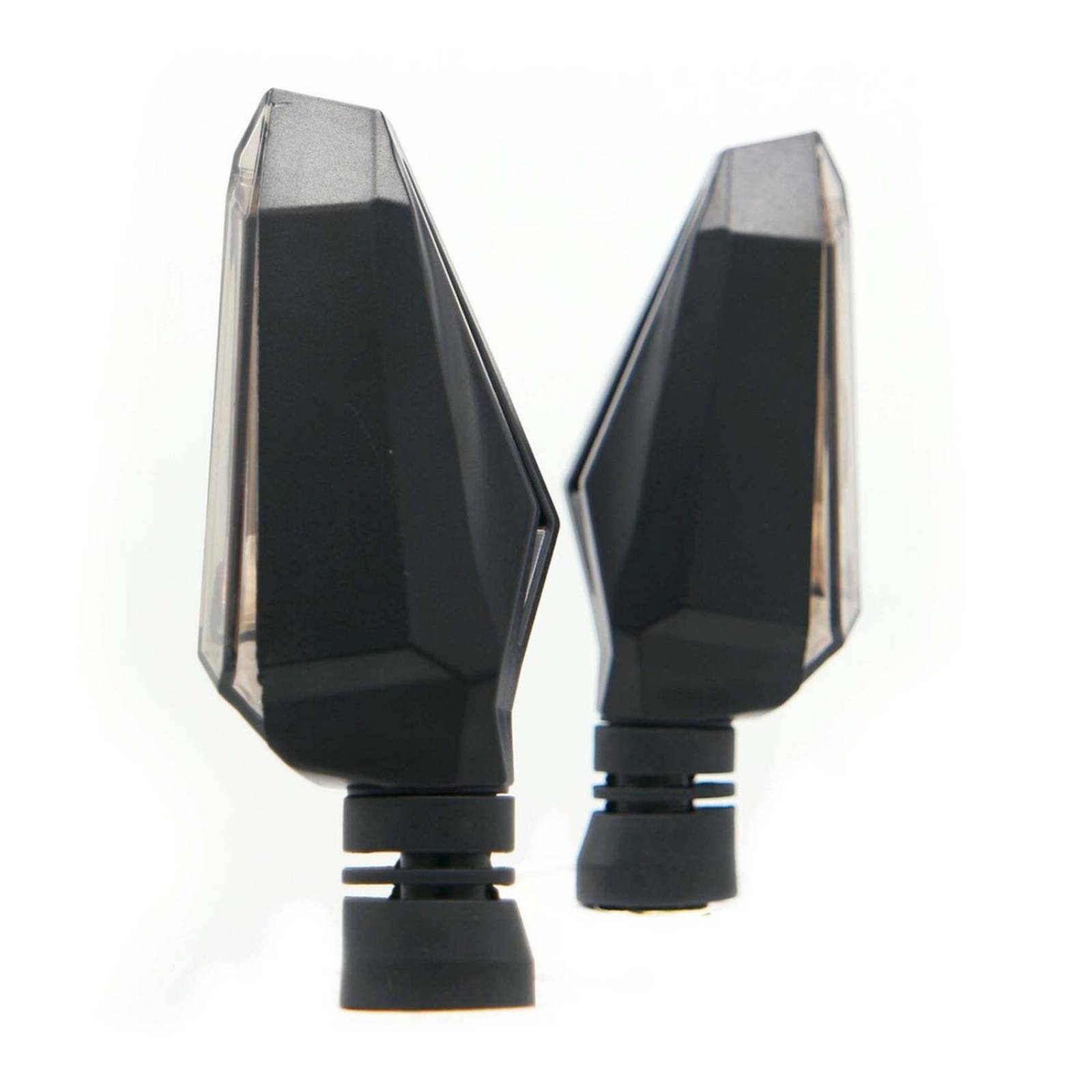 Direccionales Para Moto Rasen Luz Led-Neon Universal    Azul