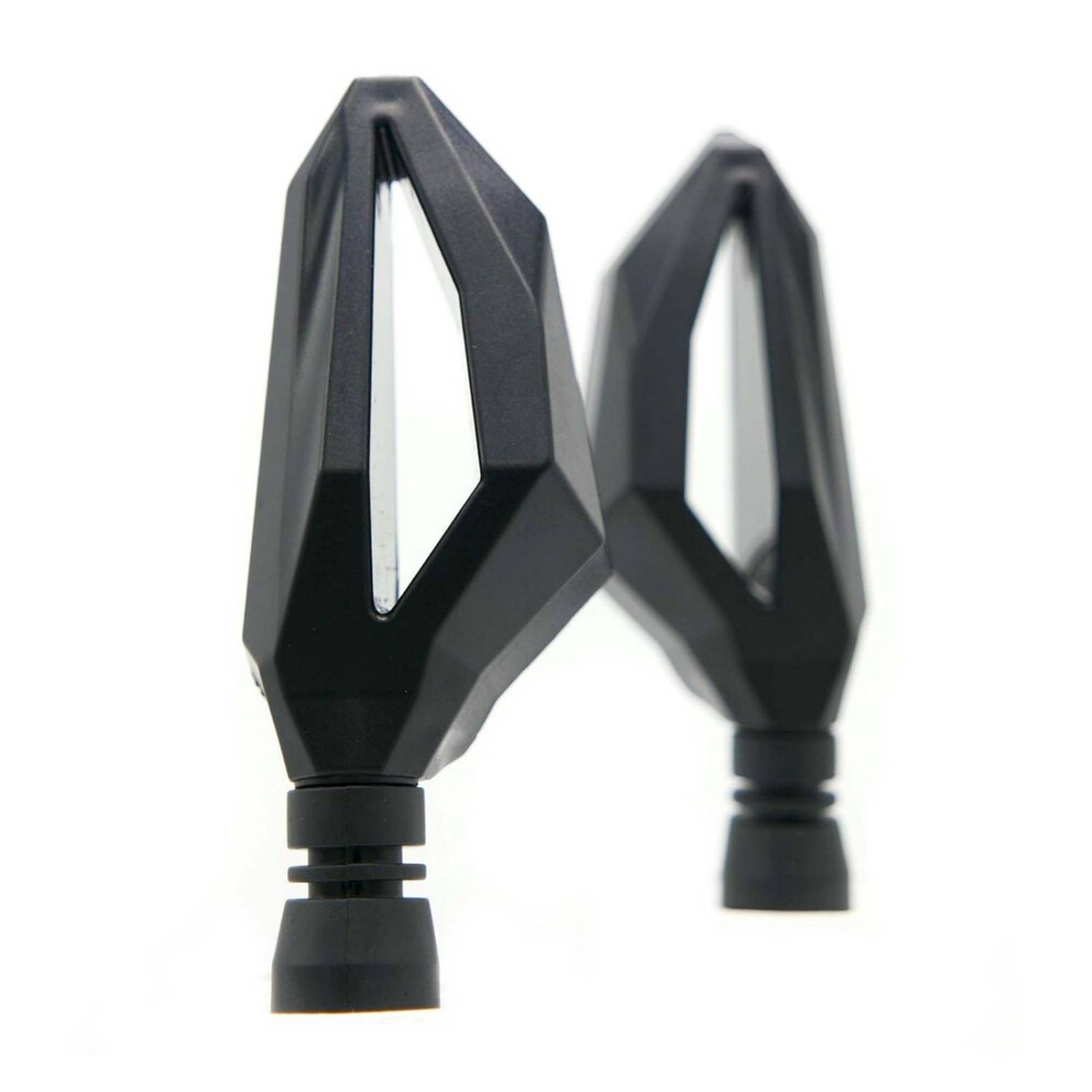 Direccionales Para Moto Rasen Luz Led-Neon Universal    Rojo