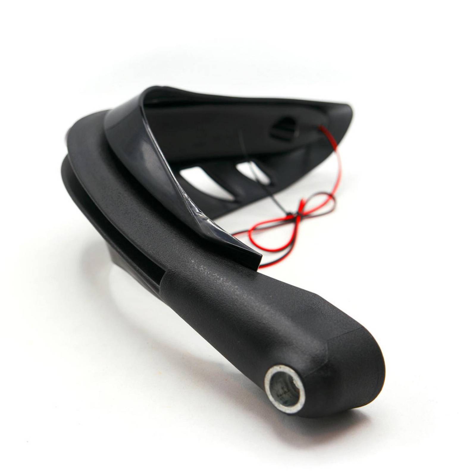 Protector De Puños Para Moto Rasen Con Luz Led Secuencial Amarilla            Negro