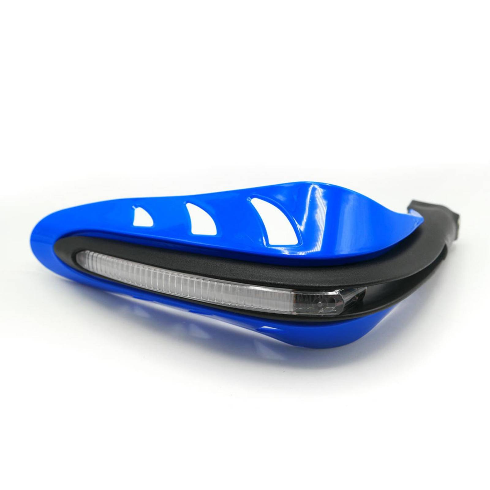 Protector De Puños Para Moto Rasen Con Luz Led Secuencial Amarilla            Azul