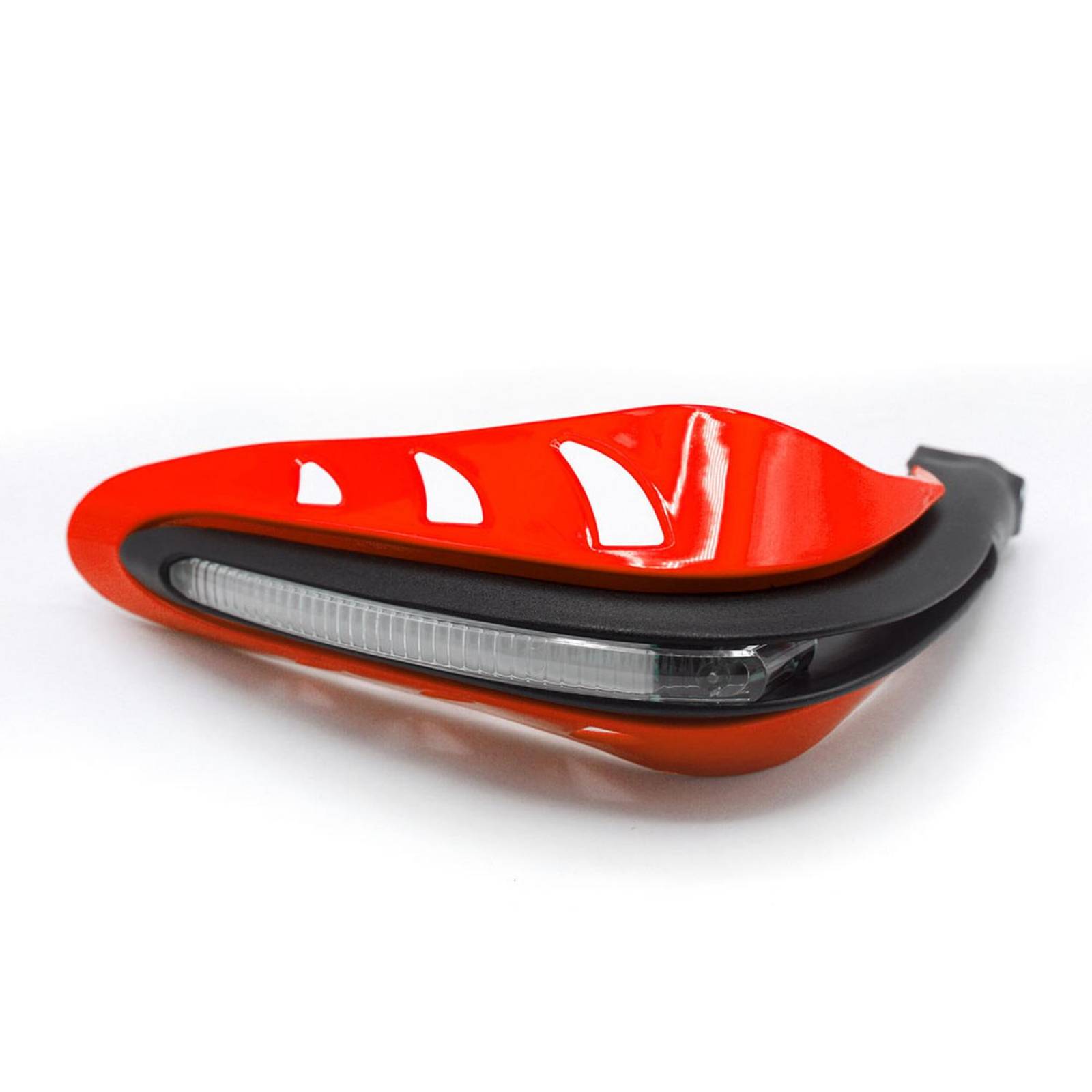 Protector De Puños Para Moto Rasen Con Luz Led Secuencial Amarilla            Rojo