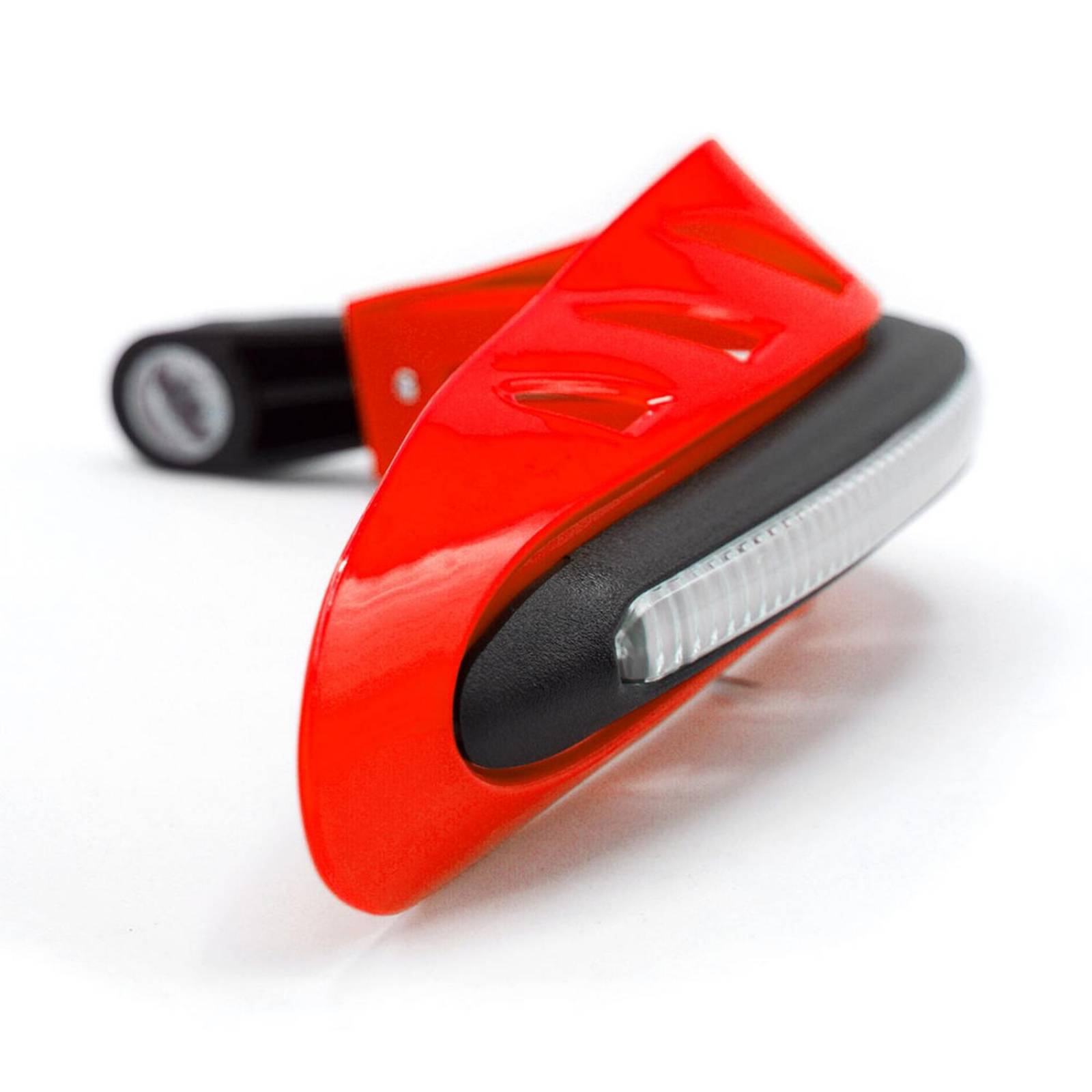 Protector De Puños Para Moto Rasen Con Luz Led Secuencial Amarilla            Rojo