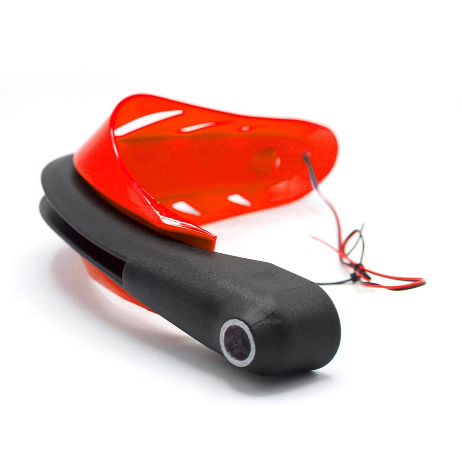 Protector De Puños Para Moto Rasen Con Luz Led Secuencial Amarilla            Rojo