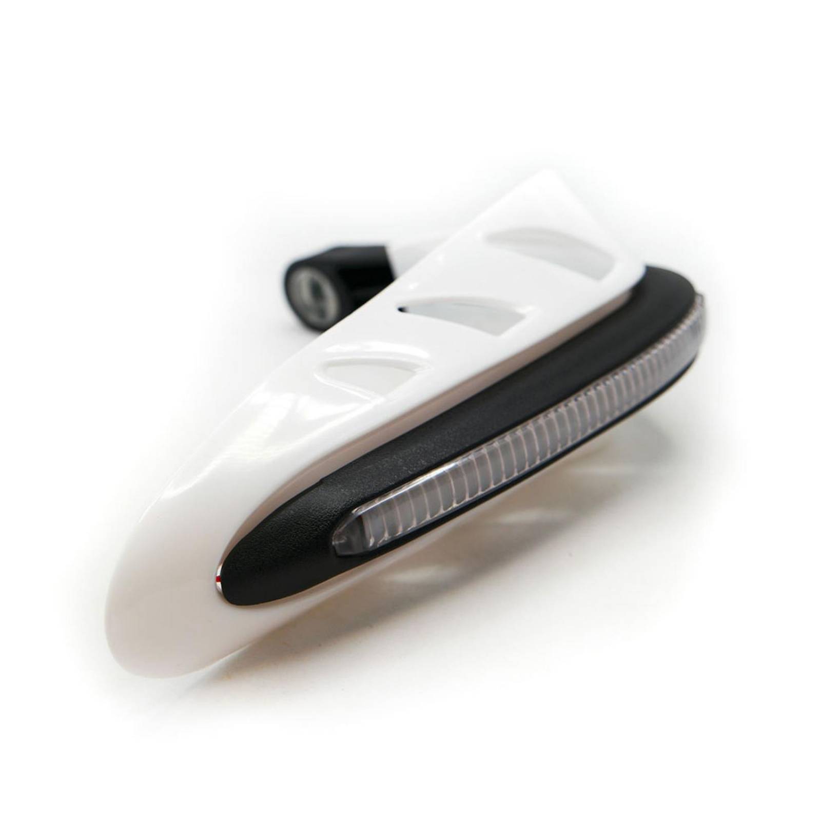 Protector De Puños Para Moto Rasen Con Luz Led Secuencial Amarilla            Blanco