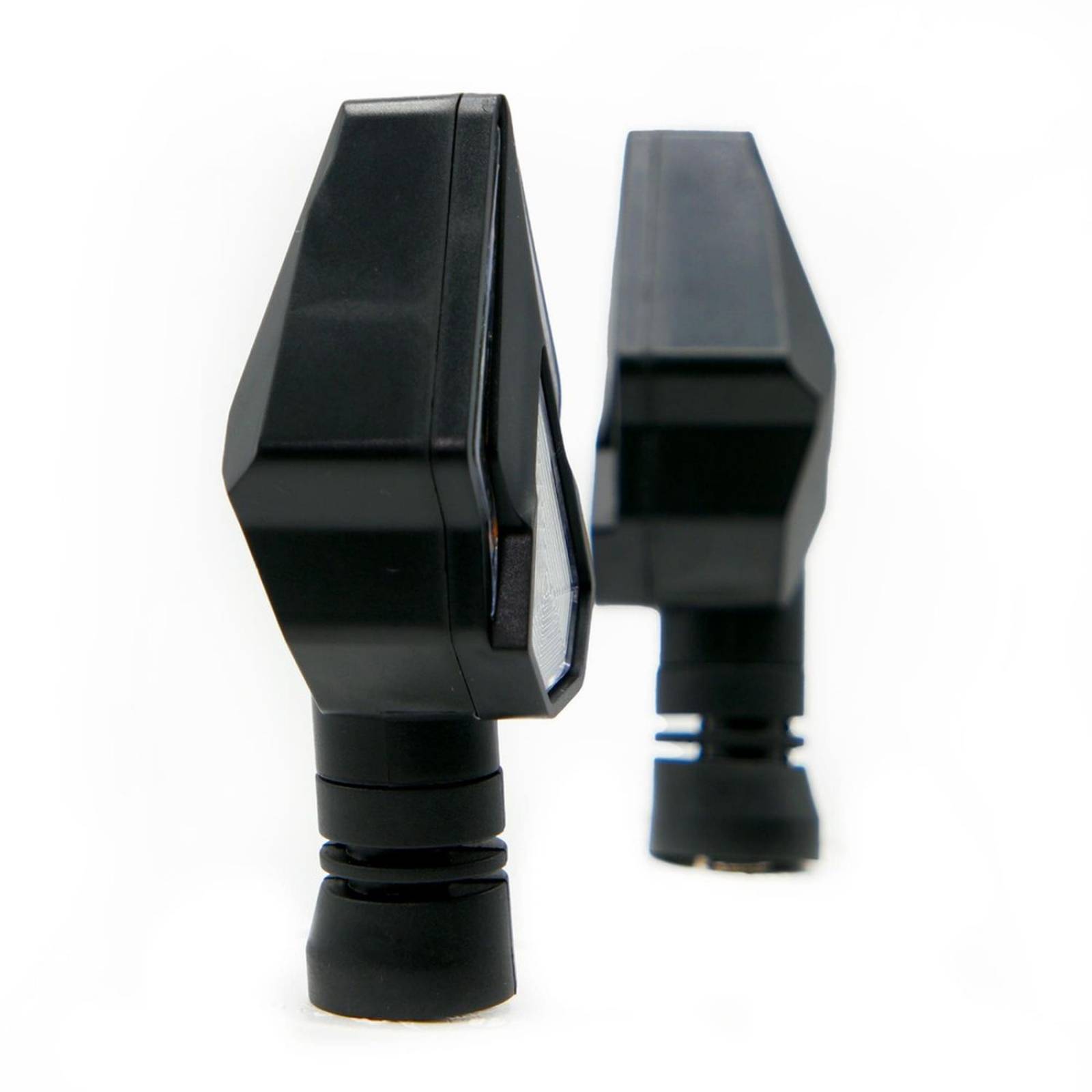 Direccionales Para Moto Rasen Led Secuencial Tipo Diamante Universal  Rojo