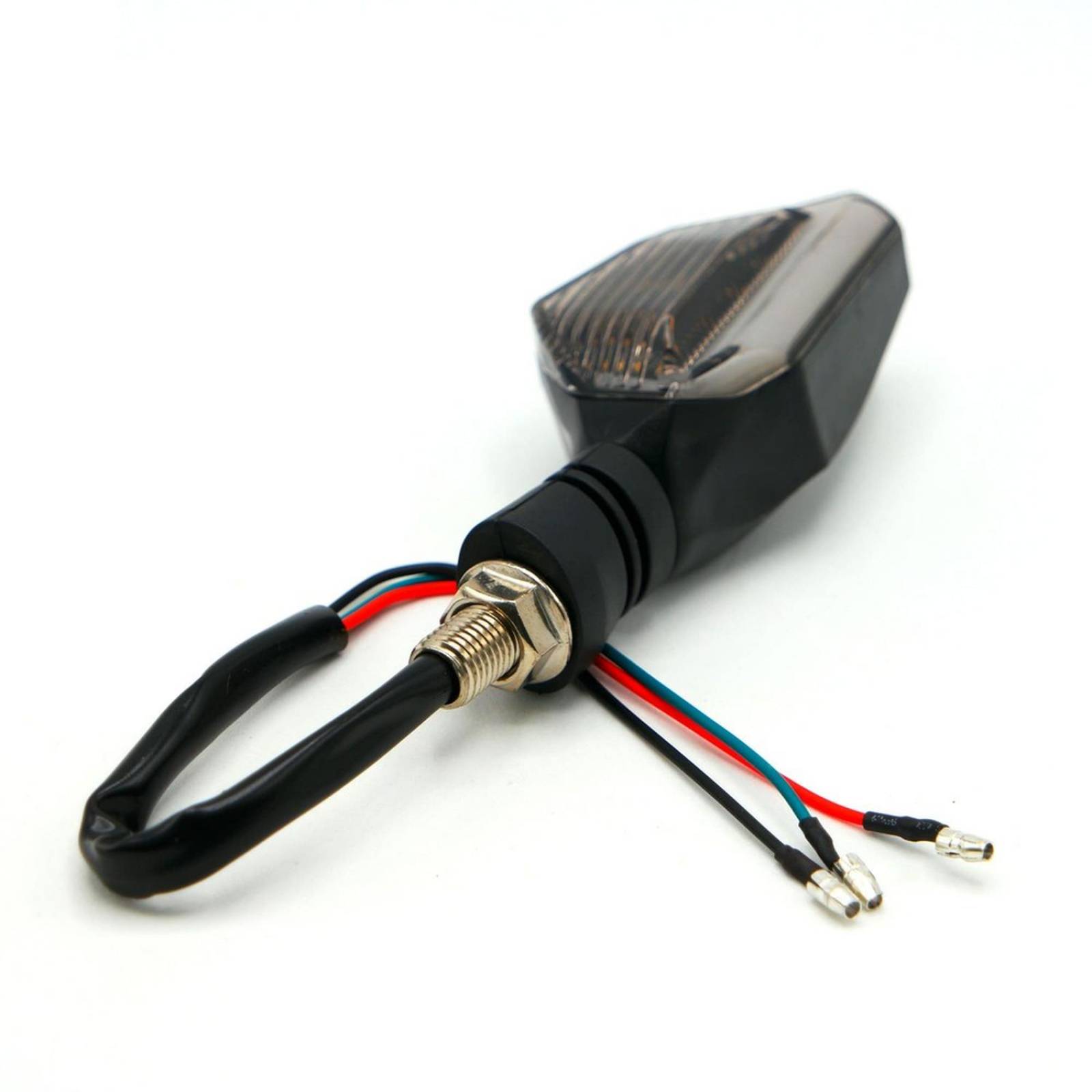 Direccionales Para Moto Rasen Led Neon Decorativa Universal   Azul