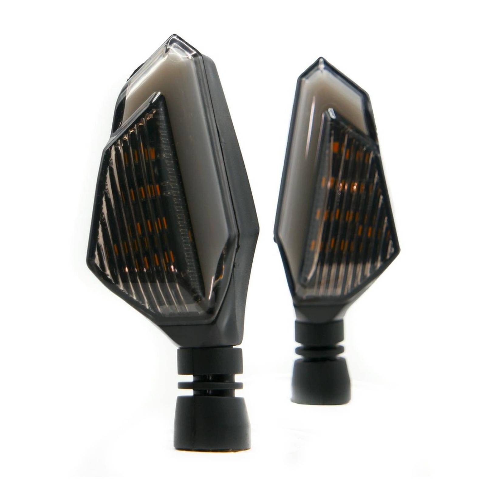 Direccionales Para Moto Rasen Led Neon Decorativa Universal   Rojo