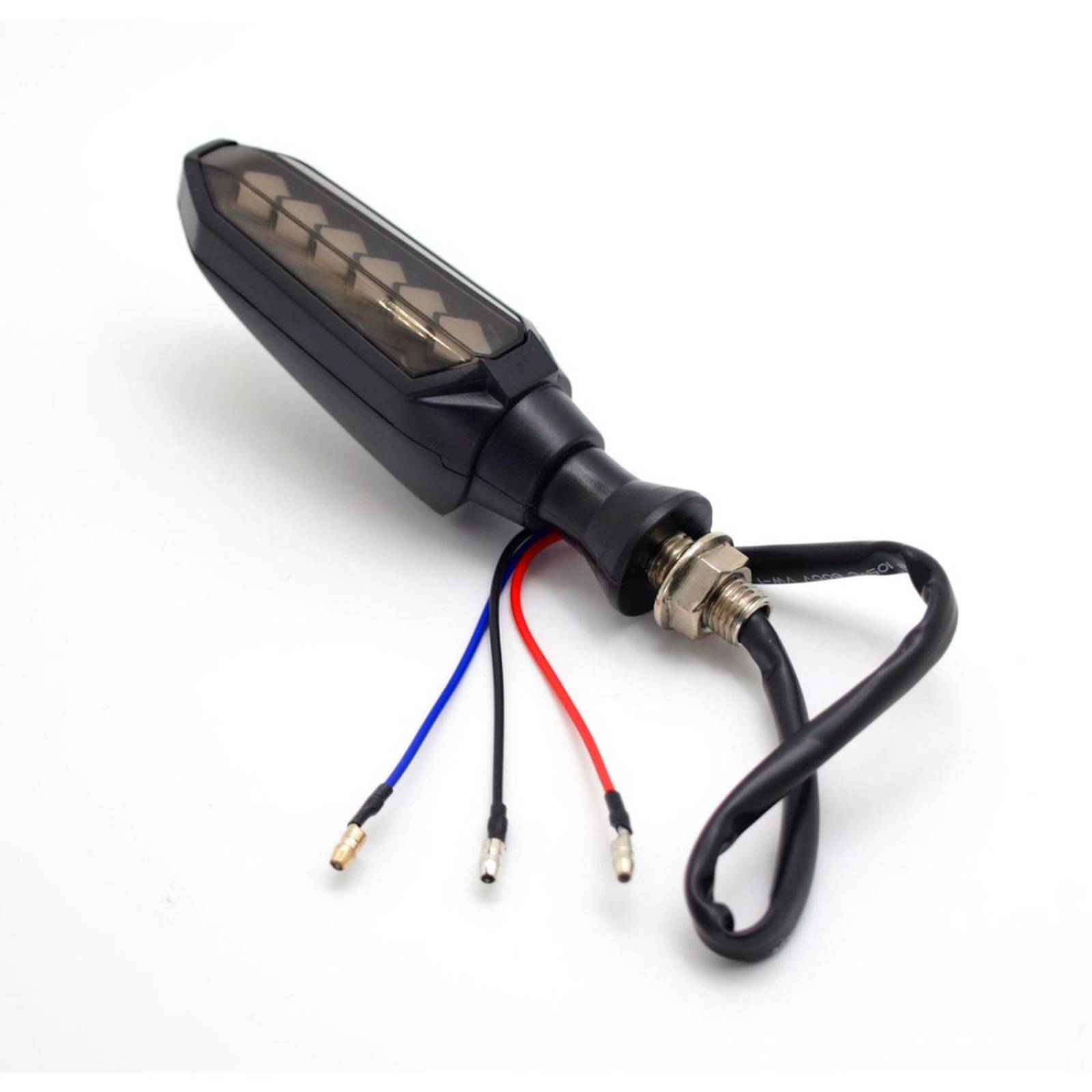 Direccionales Para Moto Rasen Led Bi-Color Secuencial Universal Amarillo