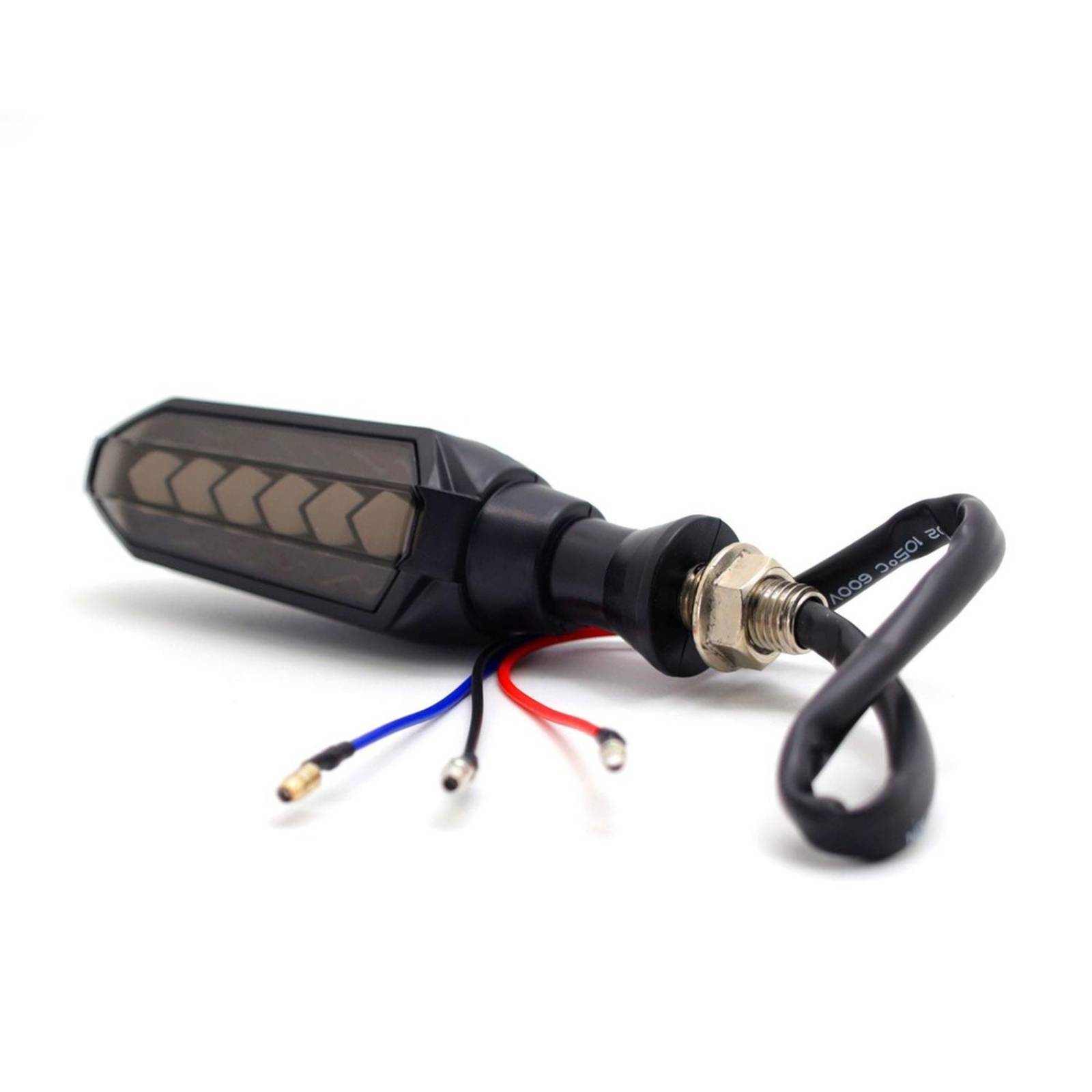 Direccionales Para Moto Rasen Led Bi-Color Secuencial Universal Amarillo