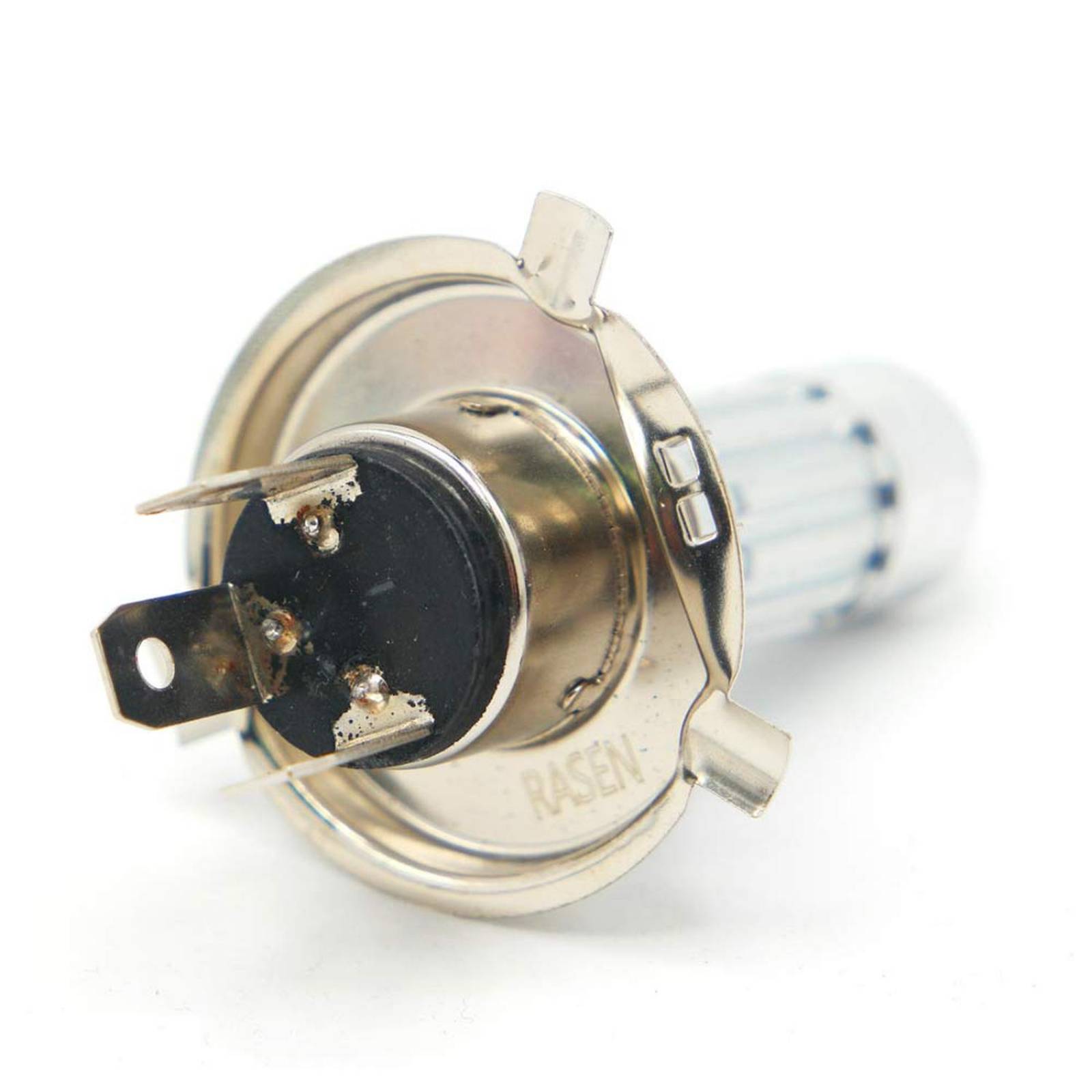 Foco Para Moto Rasen De Faro H4 Con Lupa Hiper Led            
