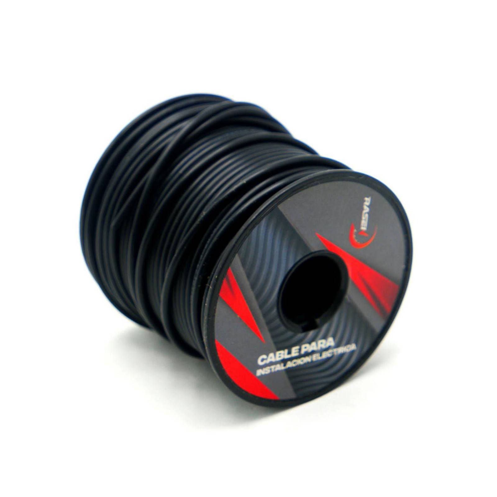 Cable Para Moto Rasen Un Solo Color Para Instalacion Electrica Universal Rollo/30Mts           Negro