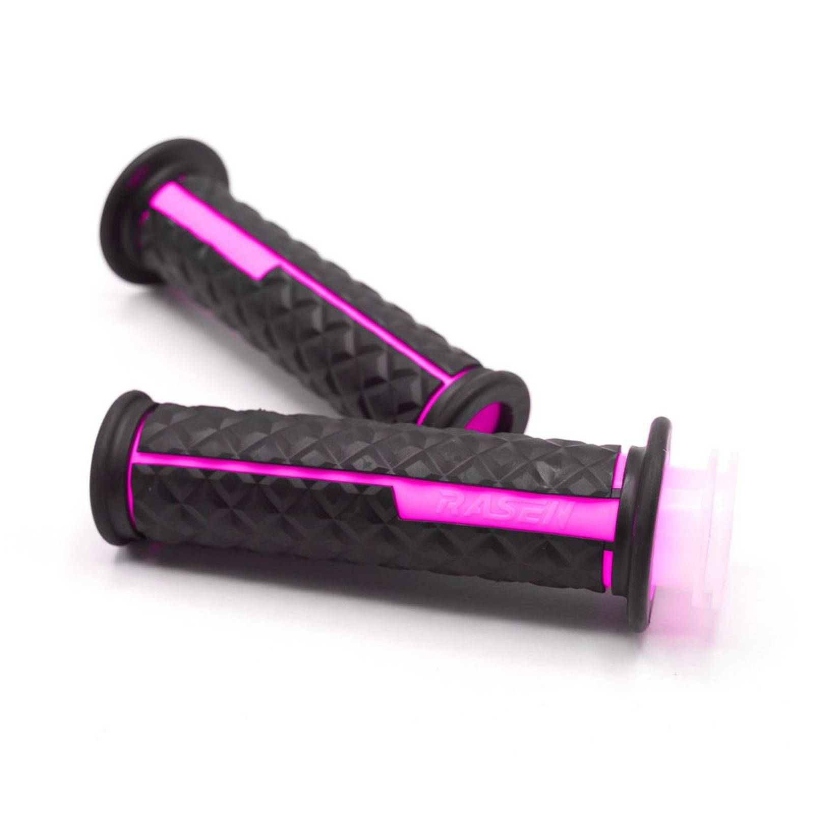 Puños Para Moto Rasen De Caucho Tipo Cuarzo Rosa Universal